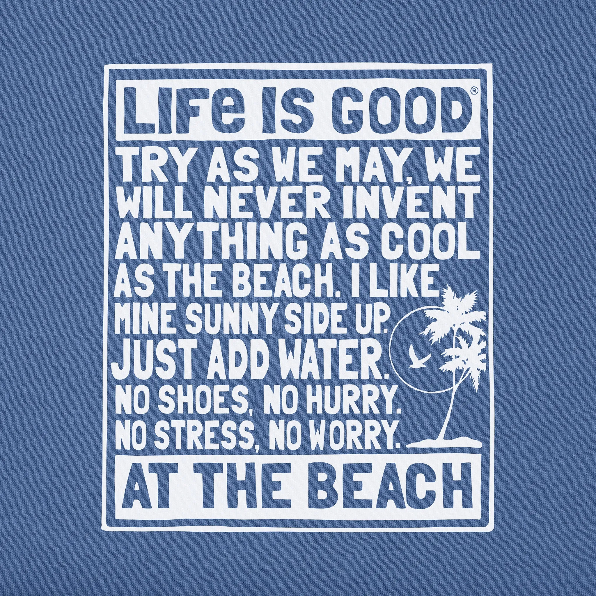 Women's Berts Beach Manifesto Short Sleeve Crusher Tee Life is Good