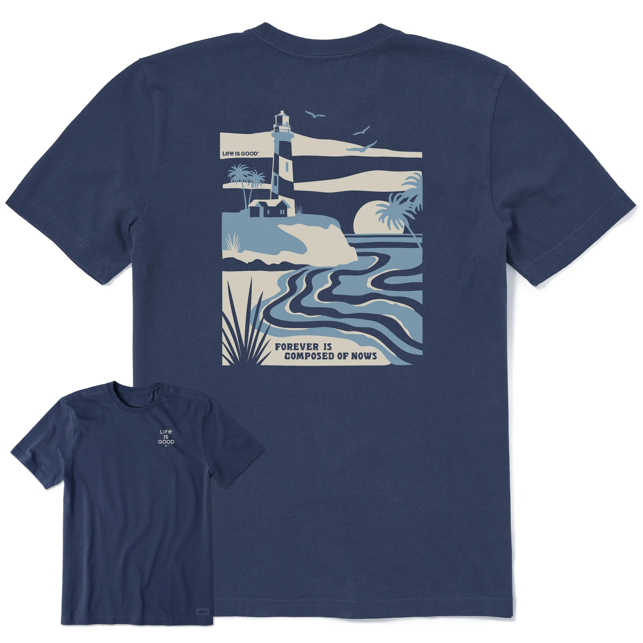 Women's Bert's Beach Medley Short Sleeve Crusher Tee Life is Good