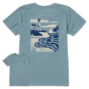 Women's Bert's Beach Medley Short Sleeve Crusher Tee Life is Good