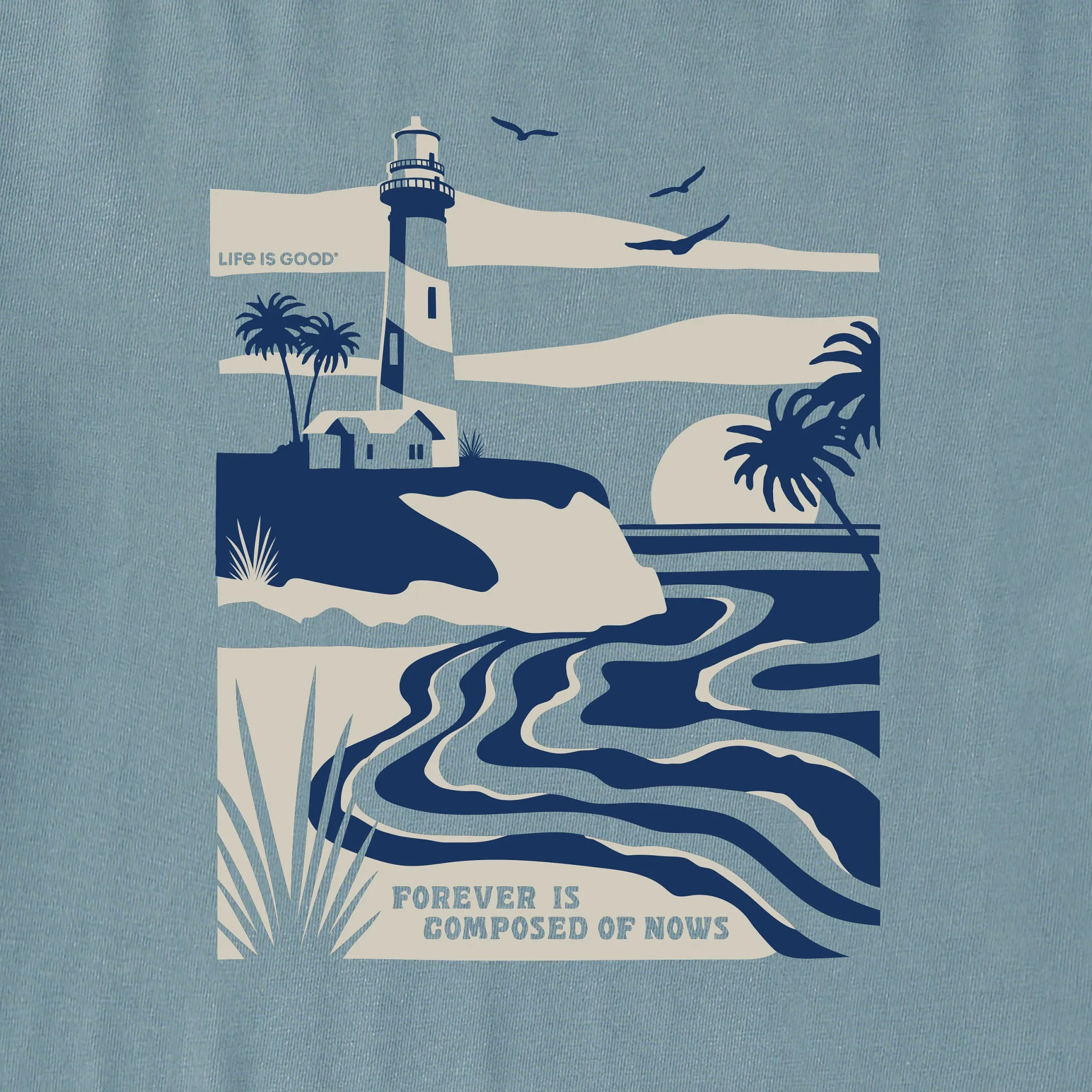 Women's Bert's Beach Medley Short Sleeve Crusher Tee Life is Good