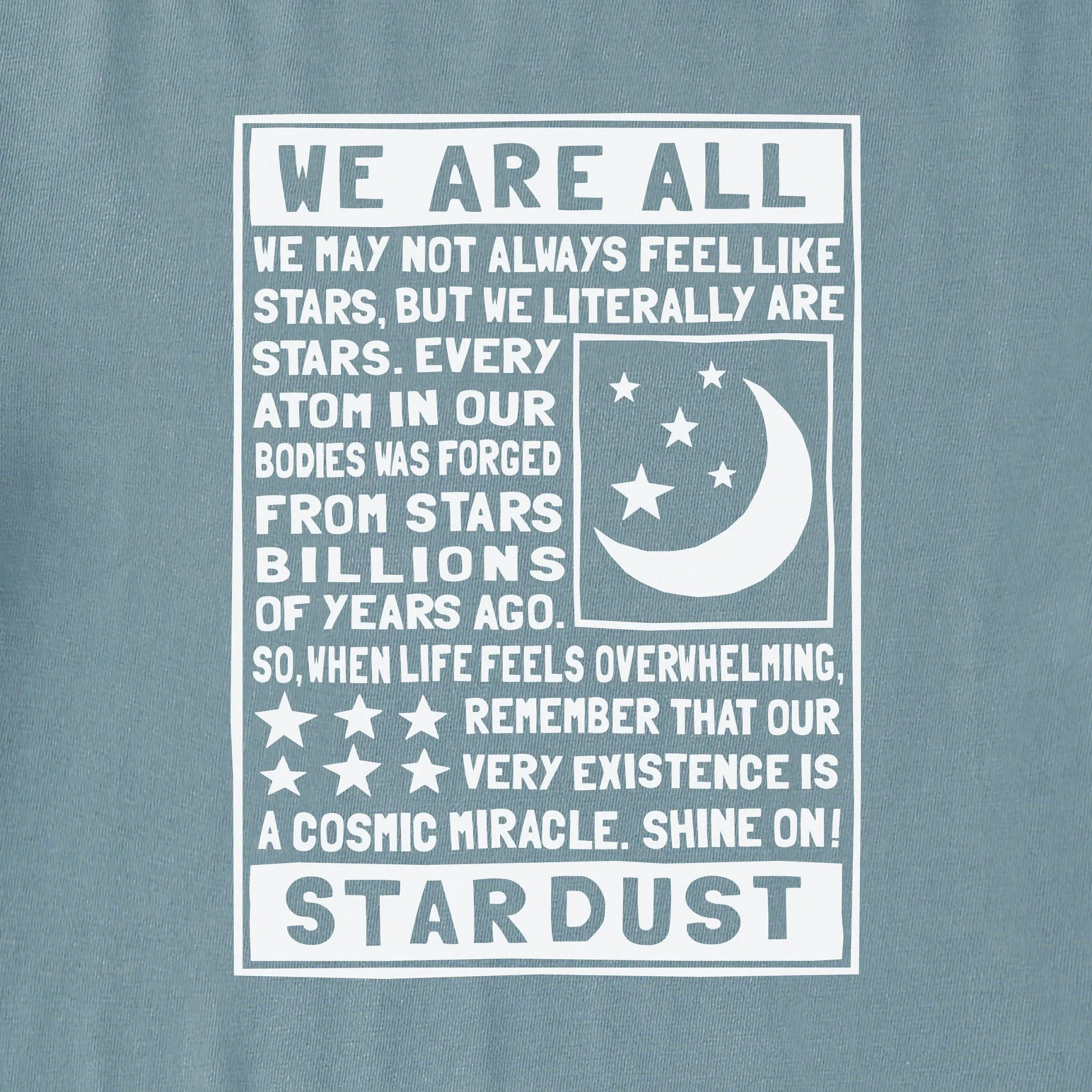 Women's Berts Celestial Manifesto Short Sleeve Crusher Tee Life is Good