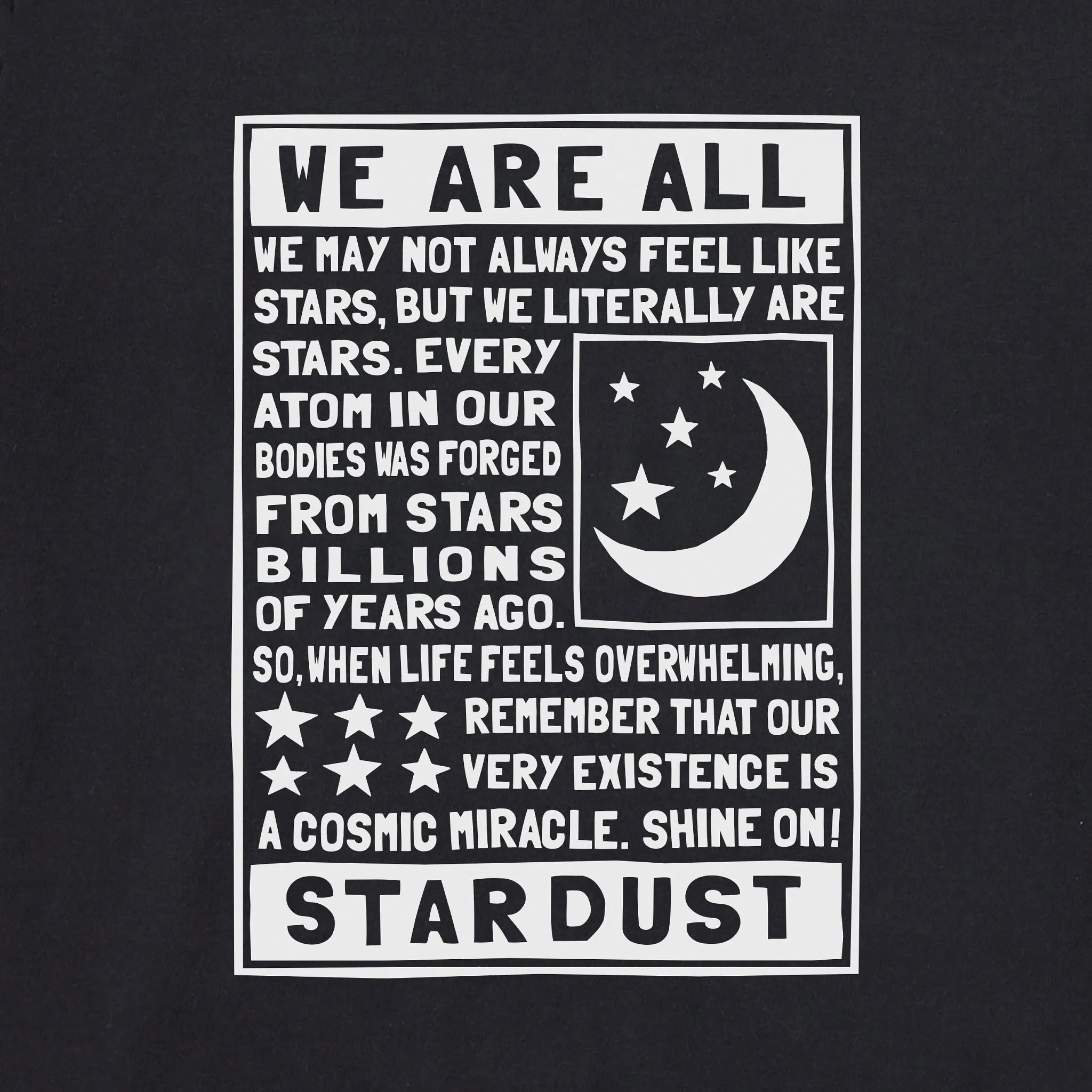 Women's Berts Celestial Manifesto Short Sleeve Crusher Tee Life is Good