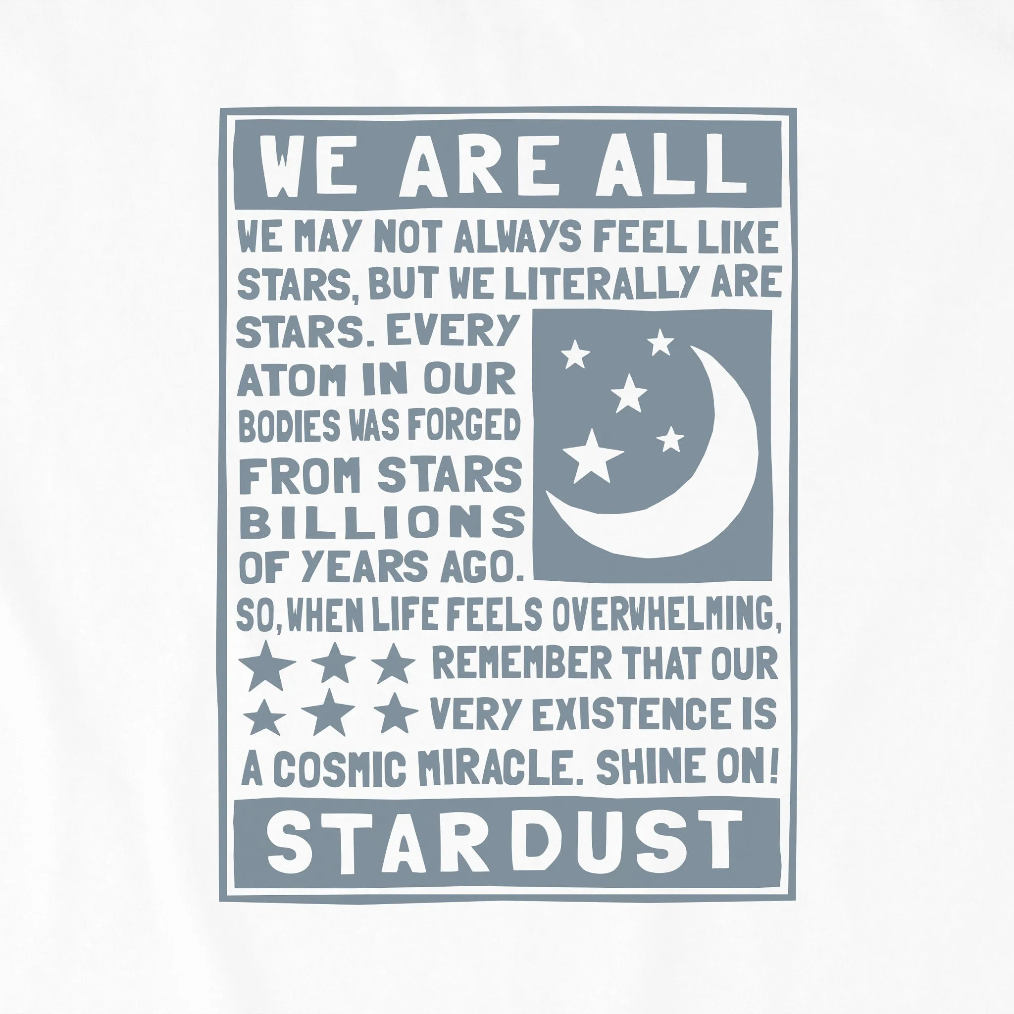 Women's Berts Celestial Manifesto Short Sleeve Crusher Tee Life is Good