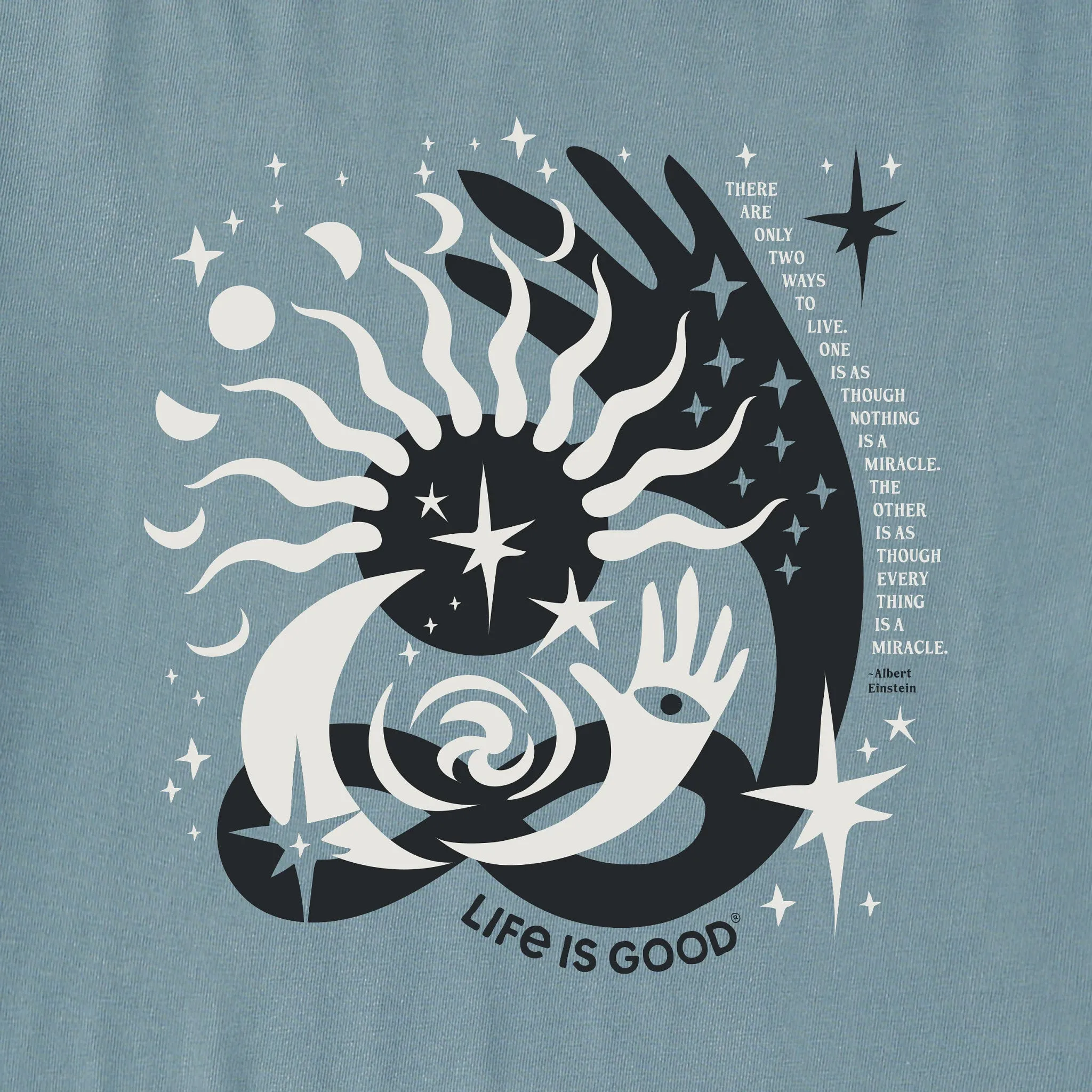 Women's Bert's Celestial Medley Short Sleeve Crusher Tee Life is Good