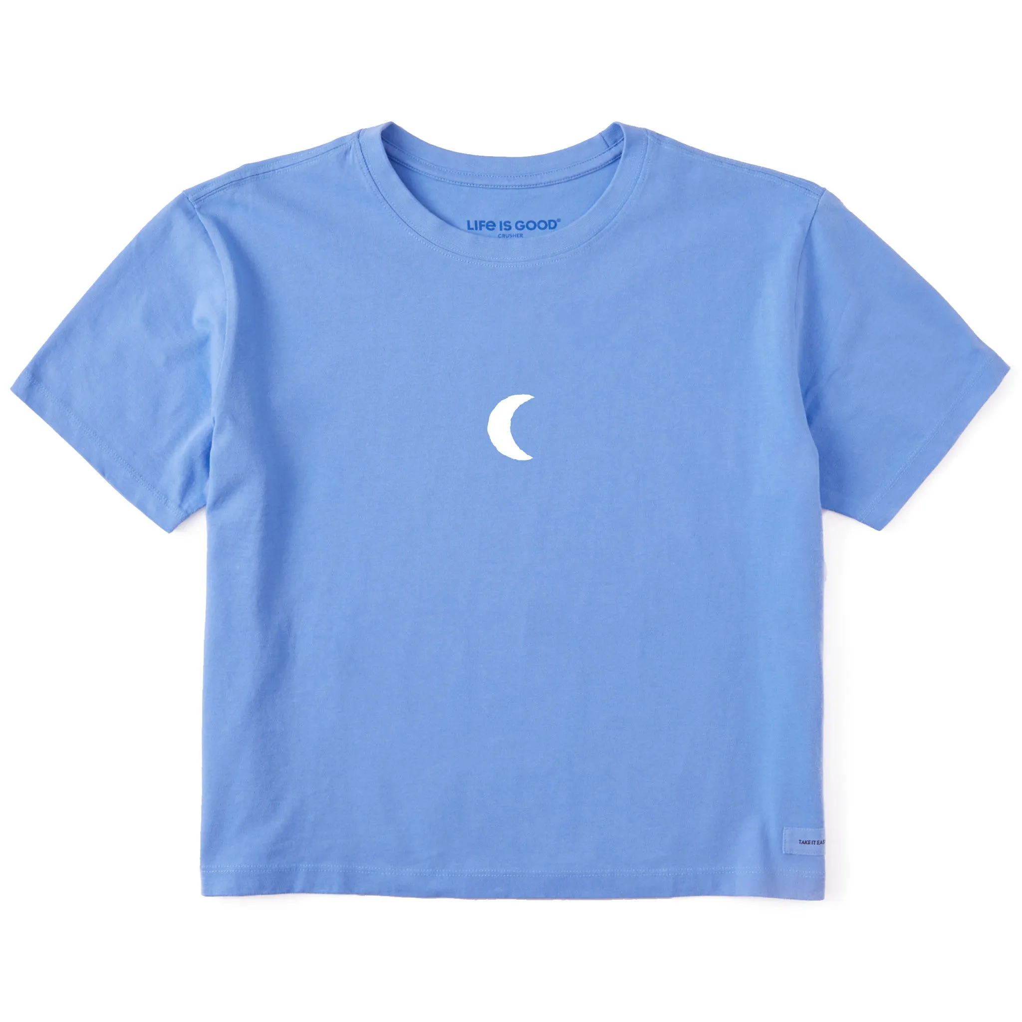 Women's Bert's Crescent Short Sleeve Crusher Boxy Tee Life is Good