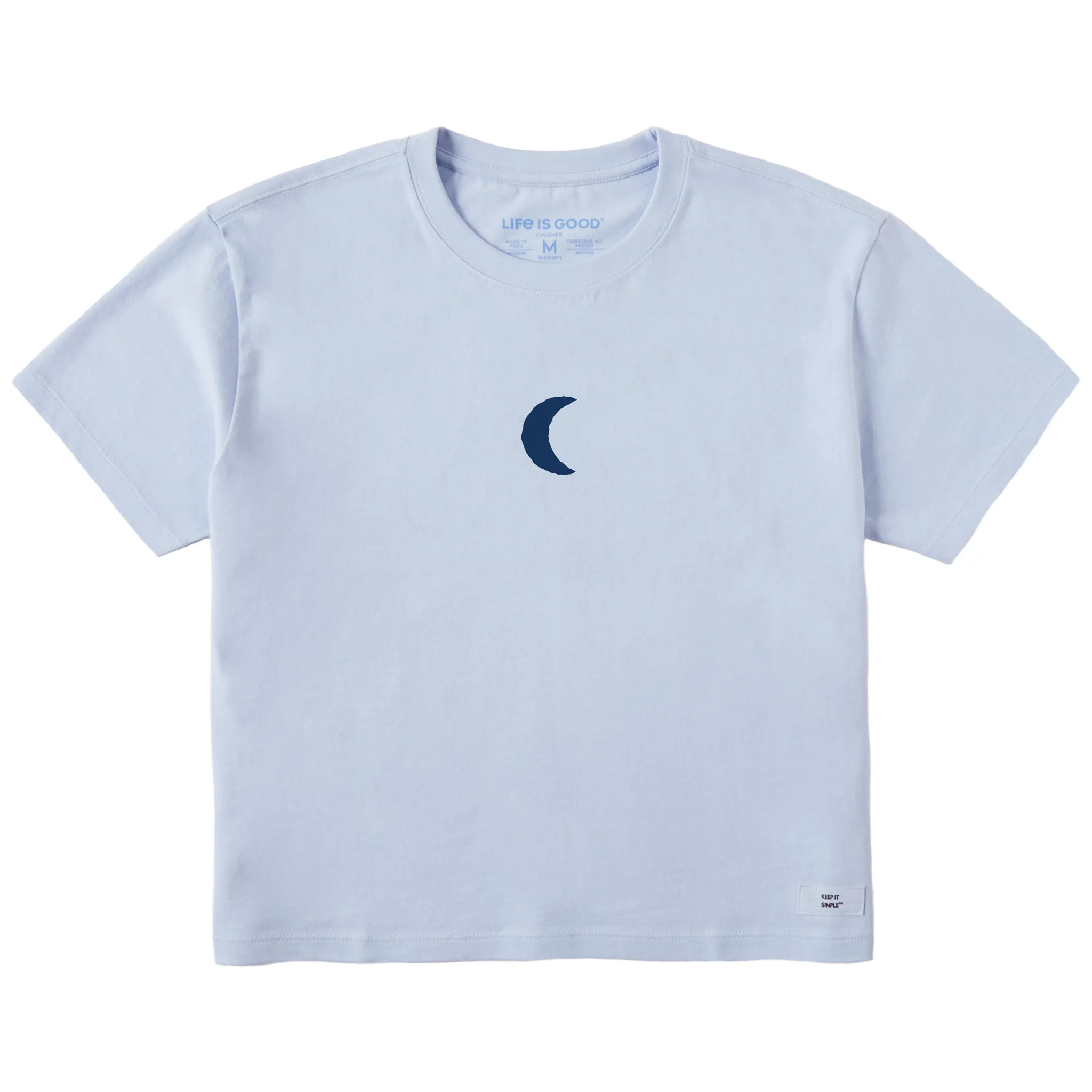 Women's Bert's Crescent Short Sleeve Crusher Boxy Tee Life is Good