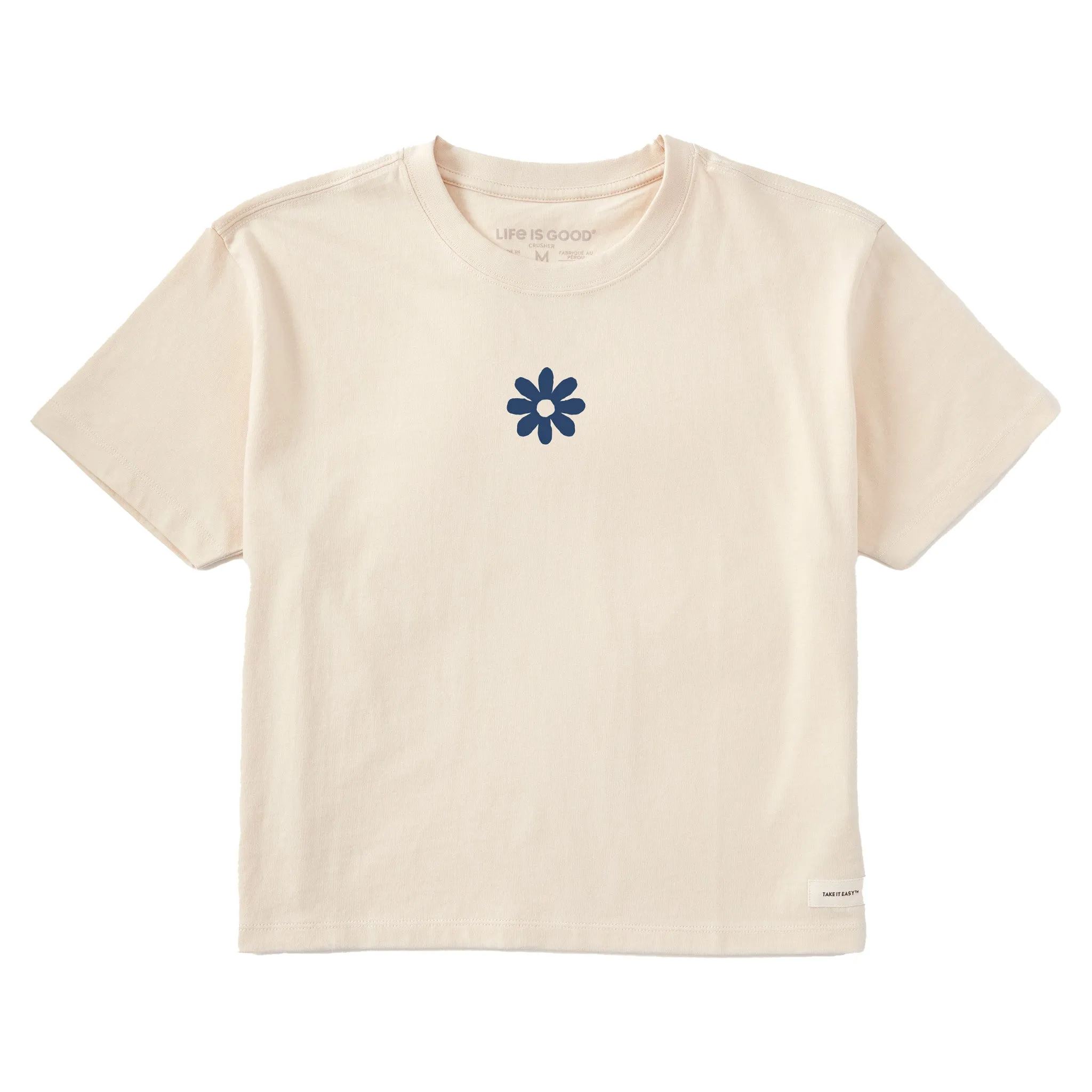 Women's Bert's Daisy Short Sleeve Crusher Boxy Tee Life is Good