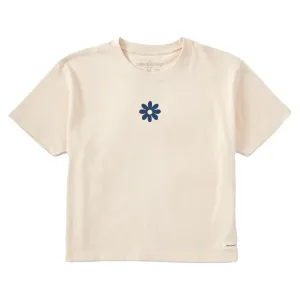 Women's Bert's Daisy Short Sleeve Crusher Boxy Tee Life is Good