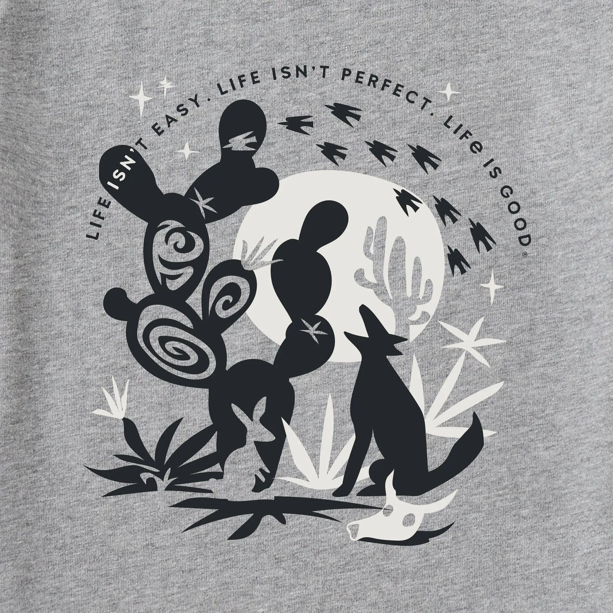 Women's Bert's Desert Medley Short Sleeve Crusher Tee Life is Good