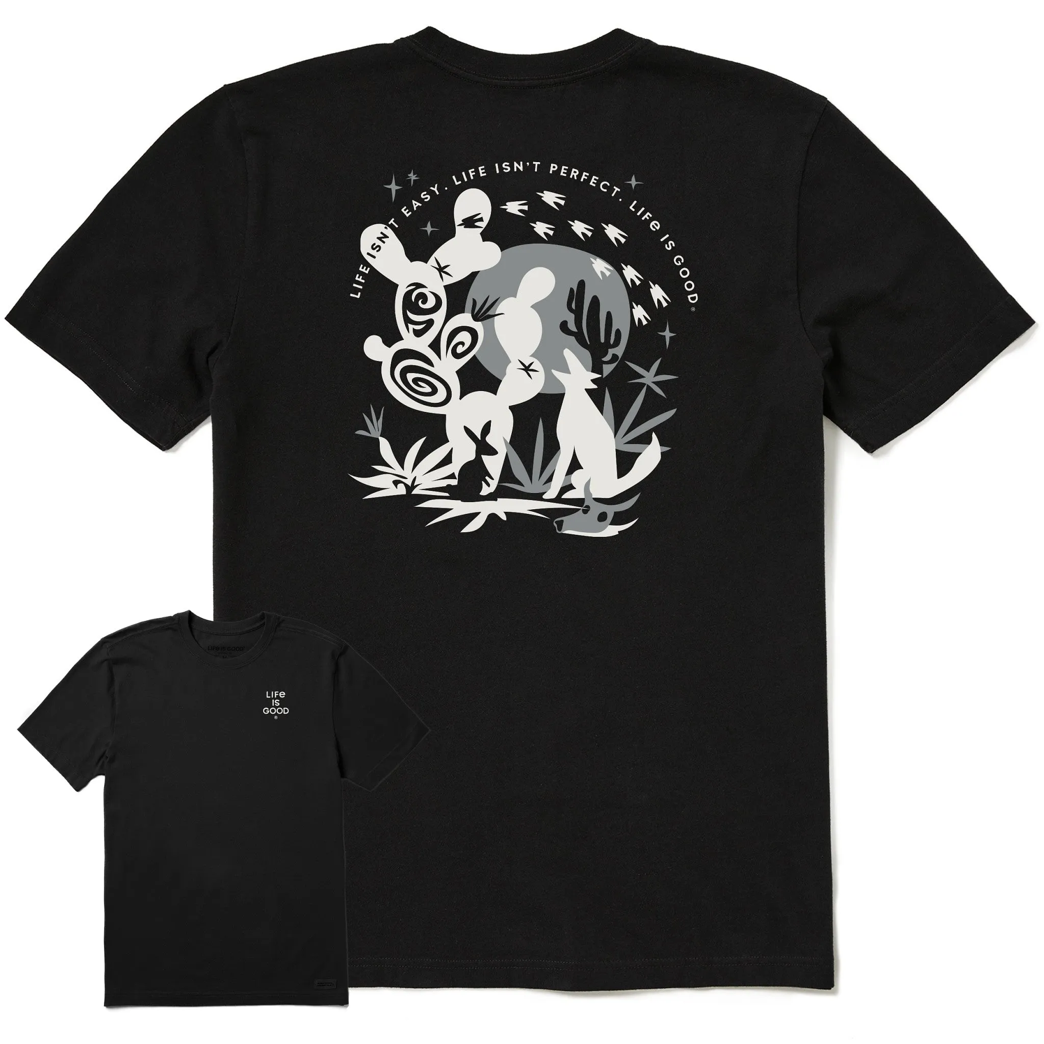 Women's Bert's Desert Medley Short Sleeve Crusher Tee Life is Good