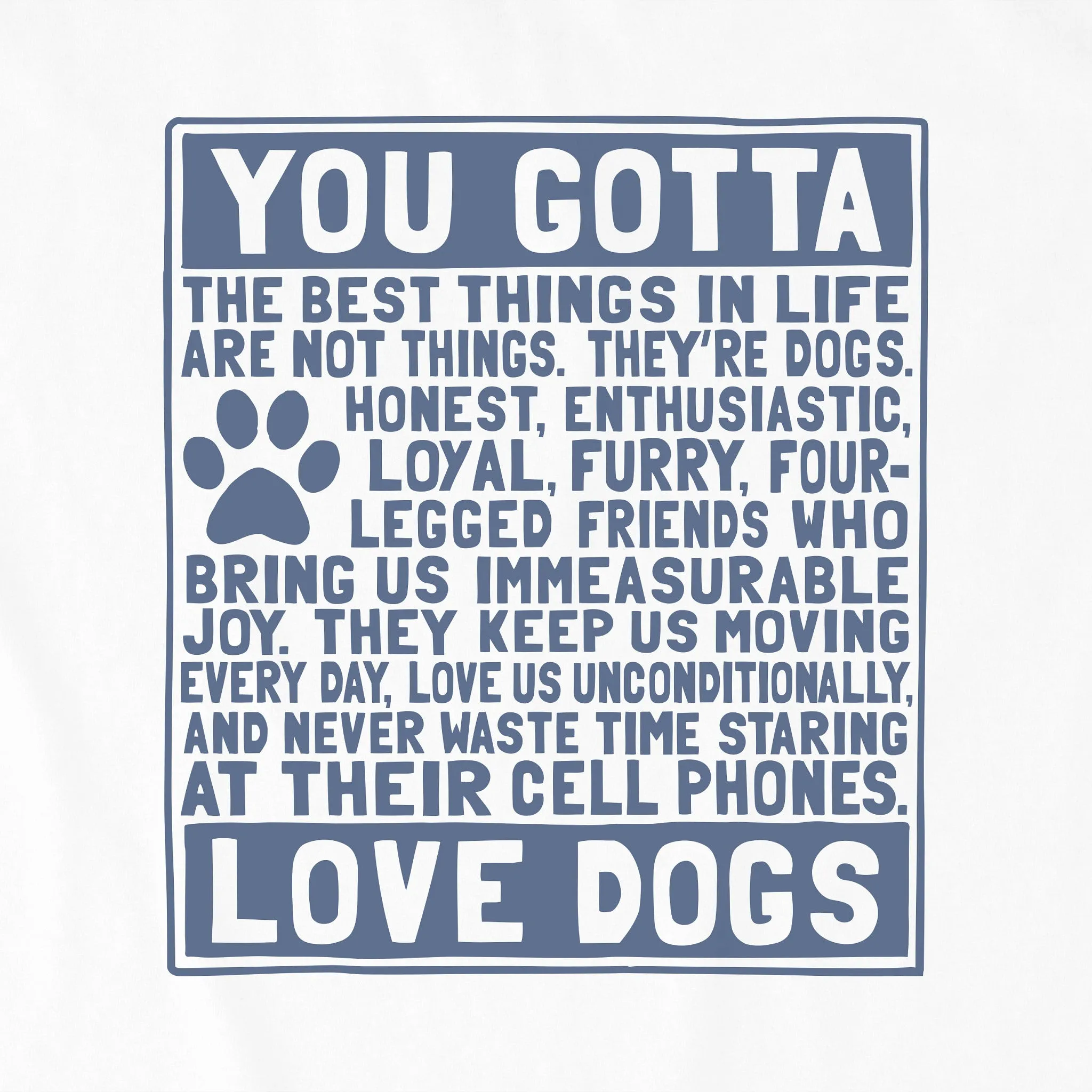 Women's Berts Dog Manifesto Short Sleeve Crusher Tee Life is Good