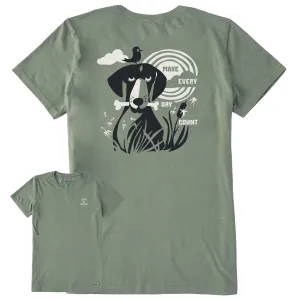 Women's Bert's Dog Medley Short Sleeve Crusher Tee Life is Good