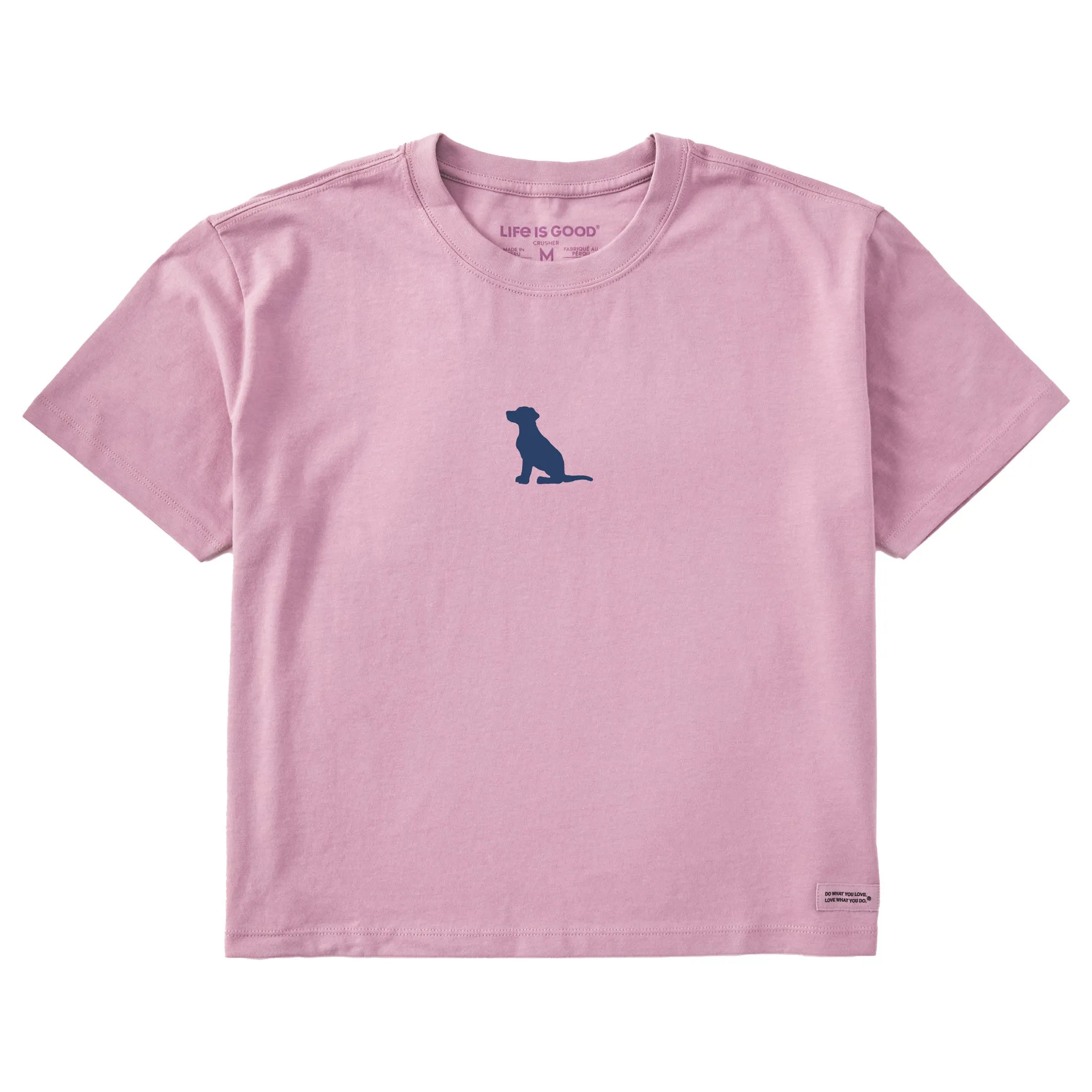 Women's Bert's Dog Short Sleeve Crusher Boxy Tee Life is Good