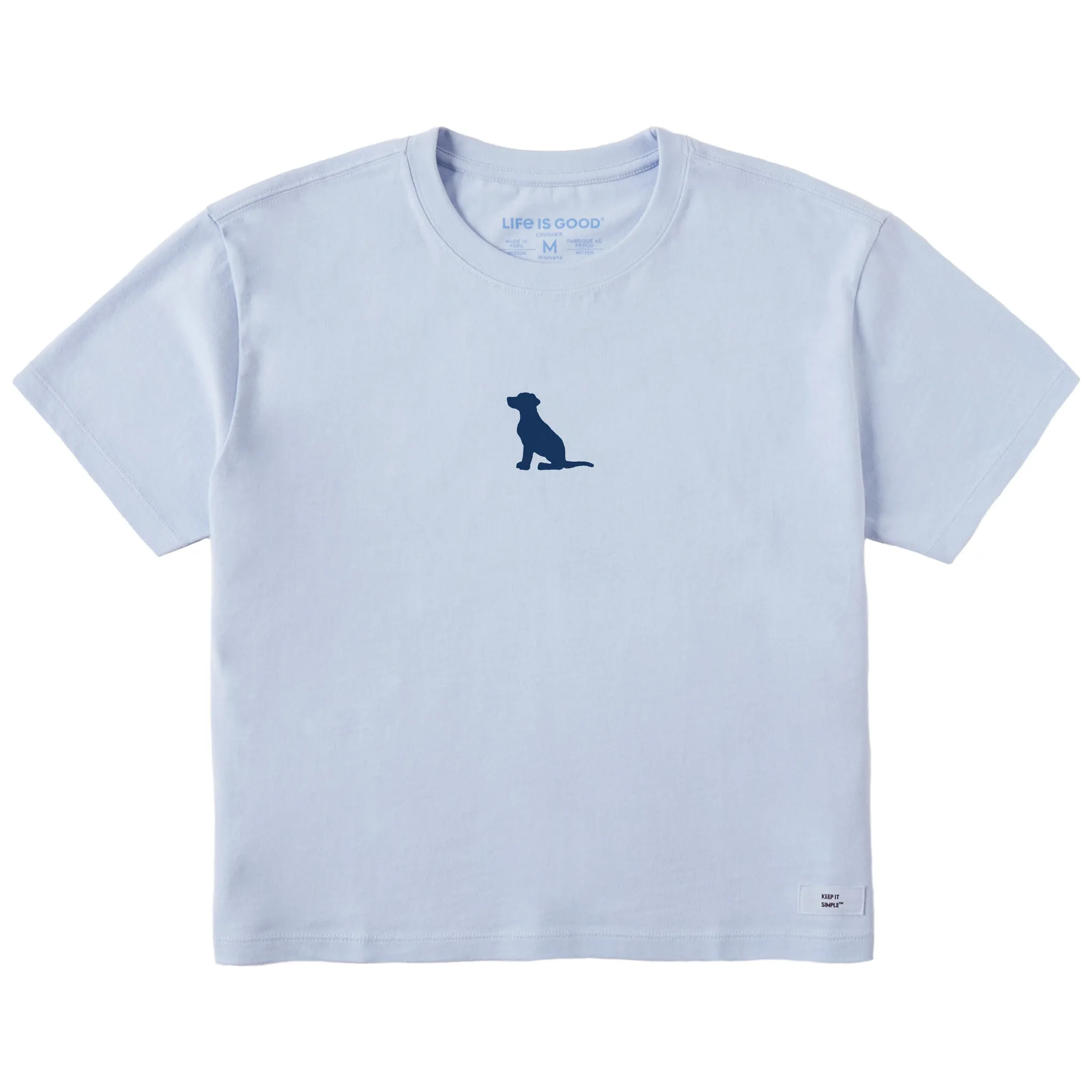 Women's Bert's Dog Short Sleeve Crusher Boxy Tee Life is Good
