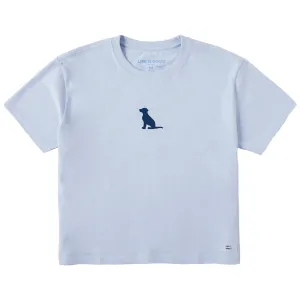 Women's Bert's Dog Short Sleeve Crusher Boxy Tee Life is Good