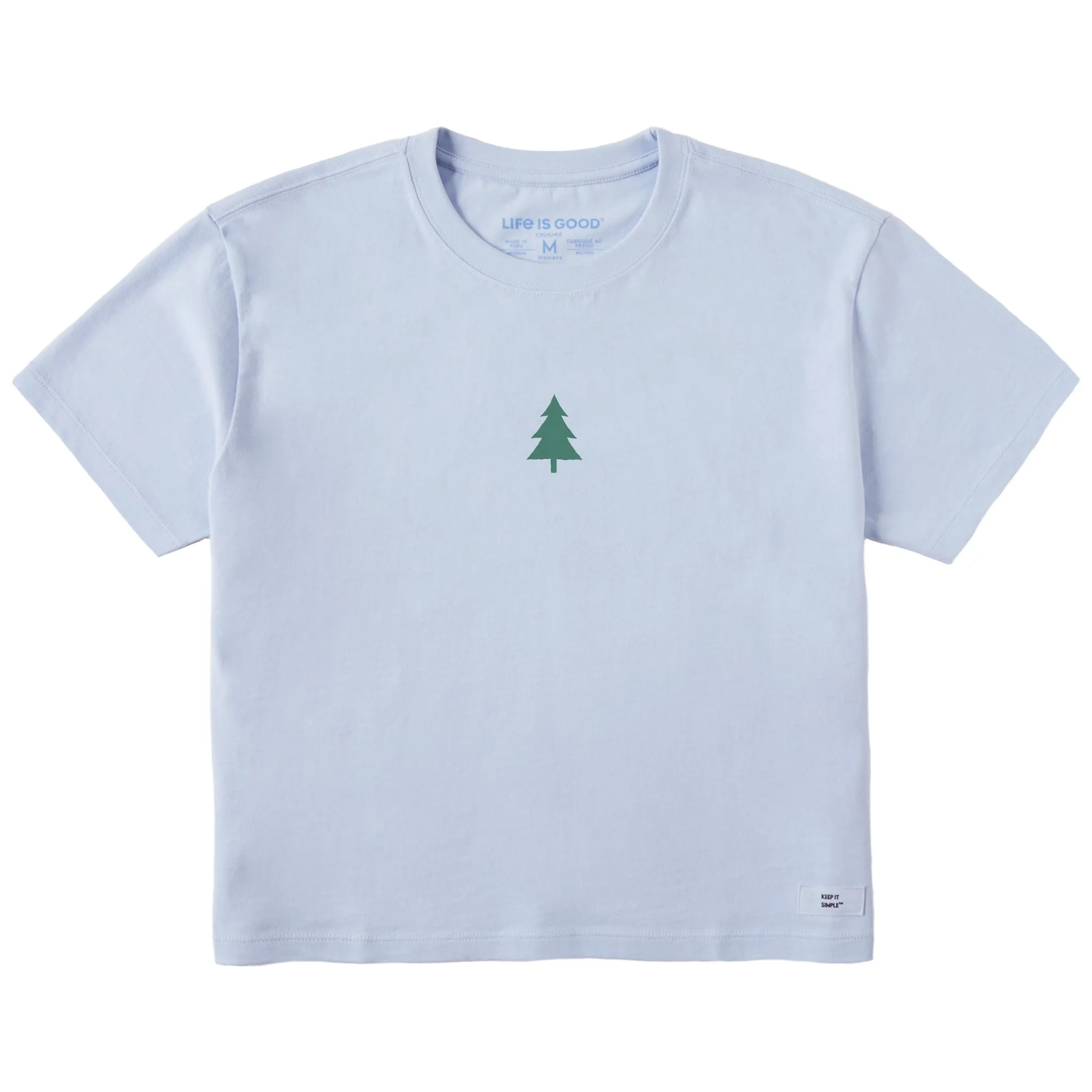 Women's Bert's Evergreen Short Sleeve Crusher Boxy Tee Life is Good
