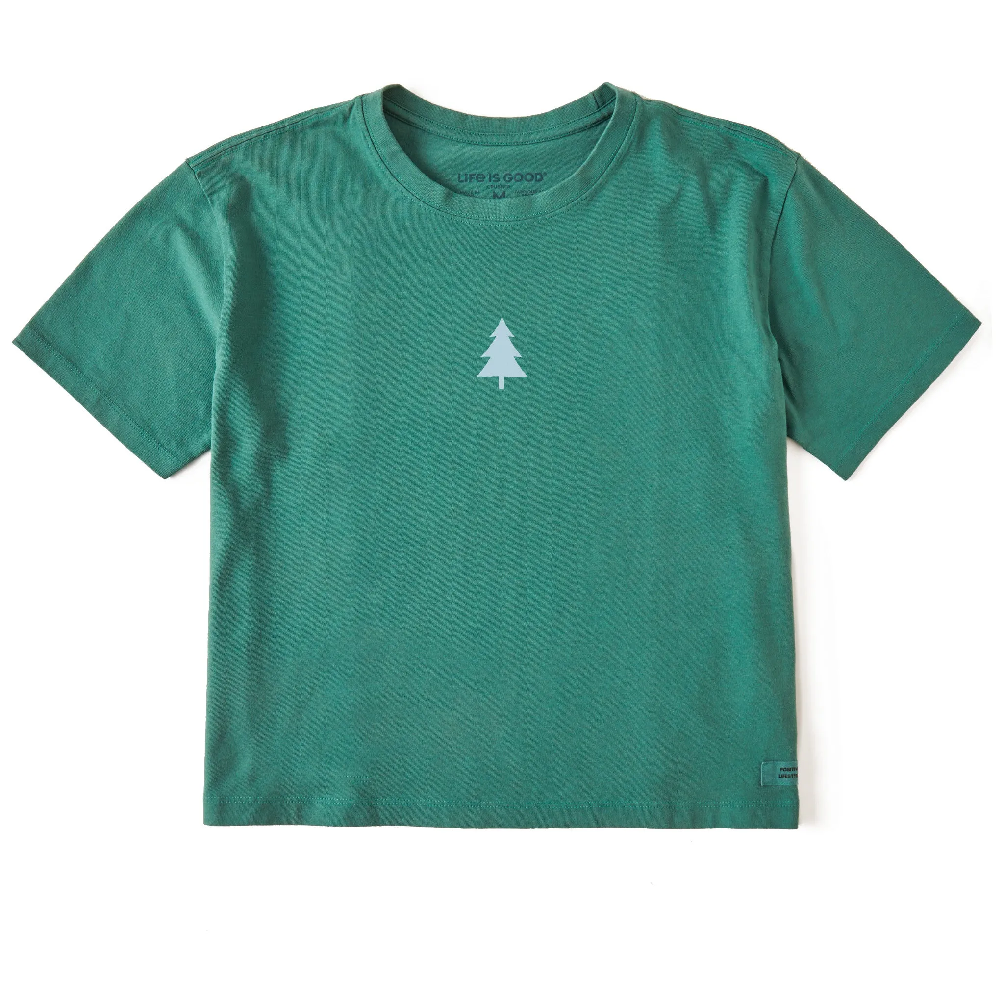 Women's Bert's Evergreen Short Sleeve Crusher Boxy Tee Life is Good