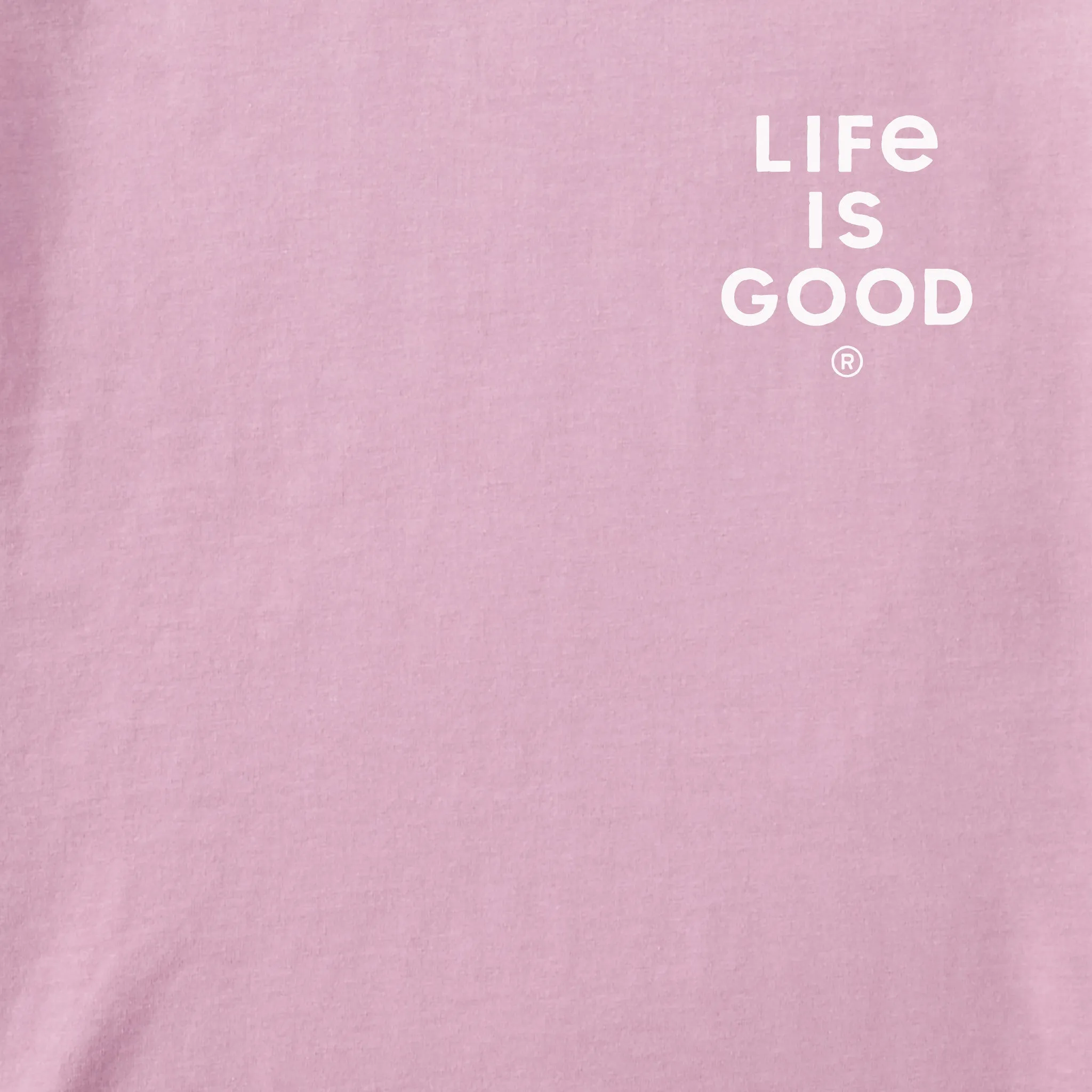 Women's Berts Flowers Manifesto Short Sleeve Crusher Tee Life is Good