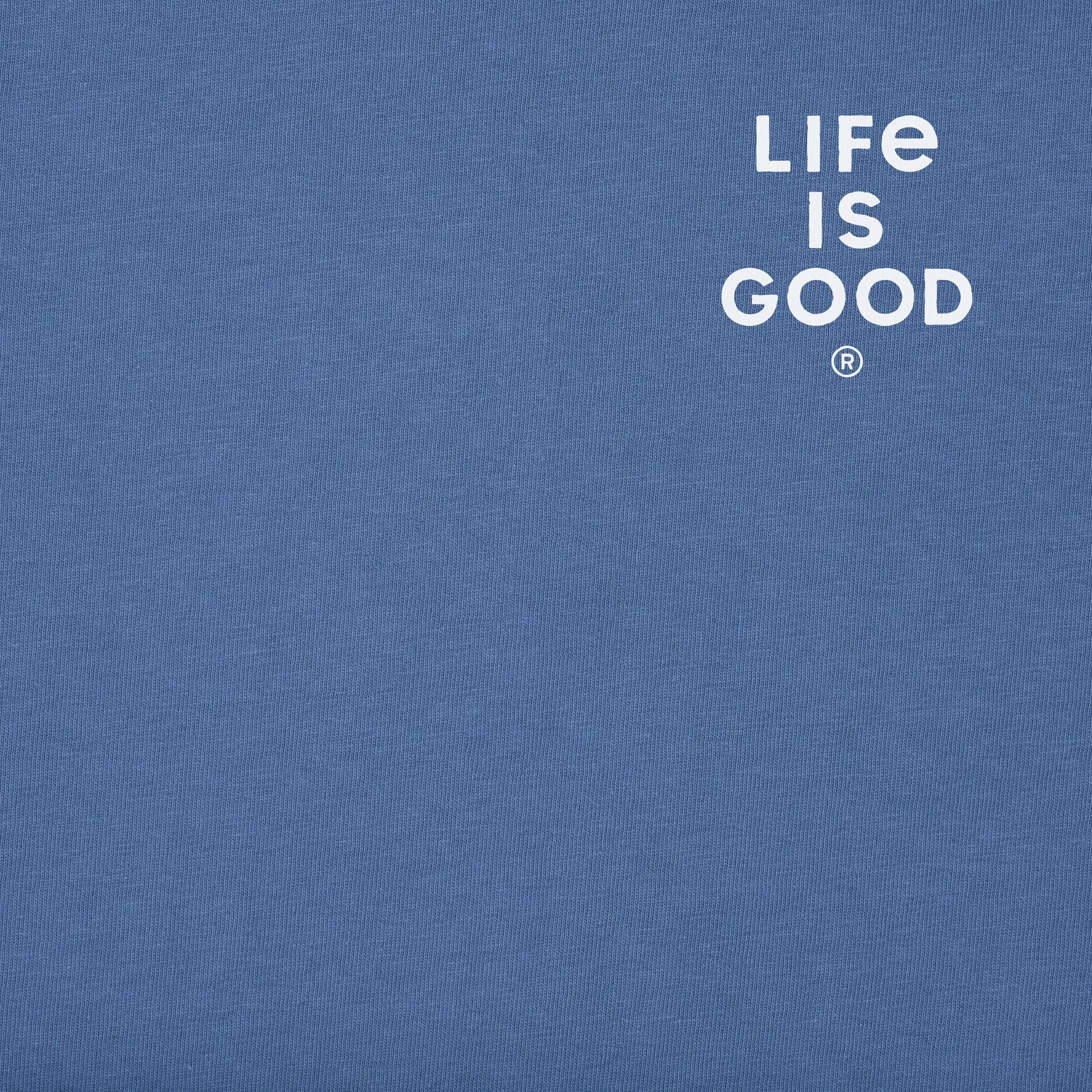 Women's Berts Flowers Manifesto Short Sleeve Crusher Tee Life is Good