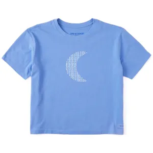 Women's Bert's Garden Crescent Short Sleeve Crusher Boxy Tee Life is Good