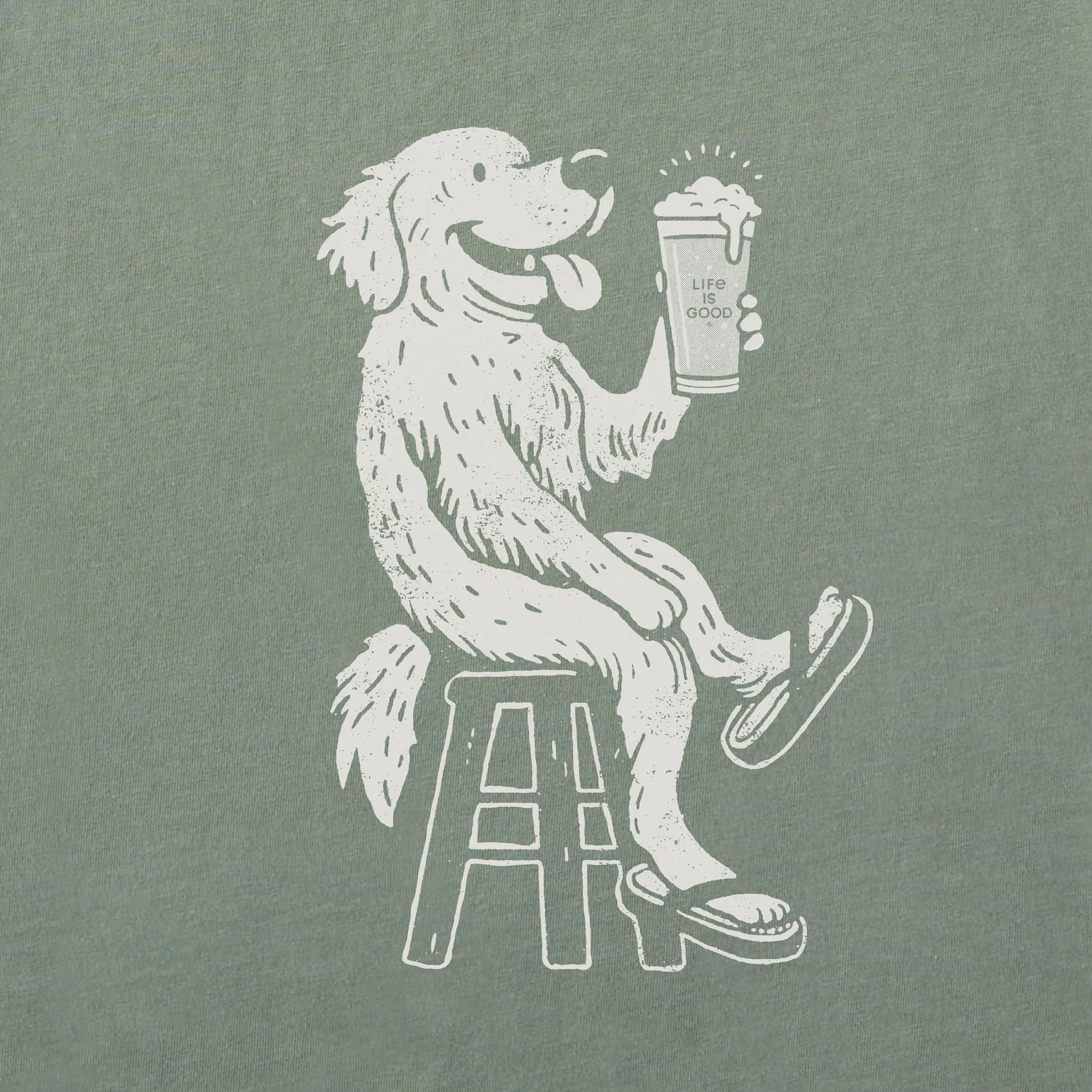 Women's Bert's Golden with Pilsner Short Sleeve Crusher Boxy Tee Life is Good