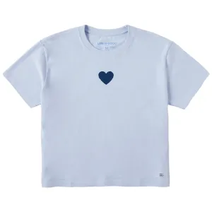 Women's Bert's Heart Short Sleeve Crusher Boxy Tee Life is Good