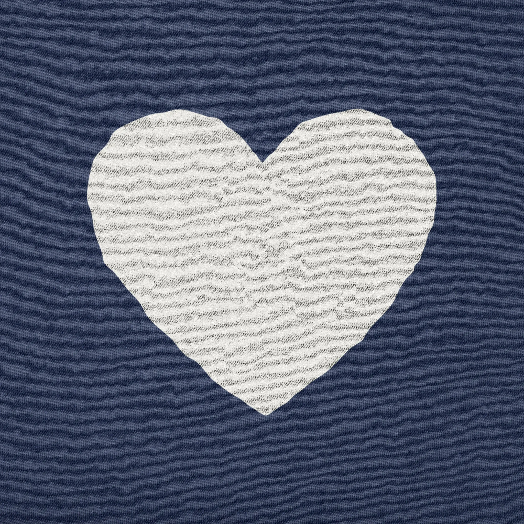Women's Bert's Heart Short Sleeve Crusher Boxy Tee Life is Good