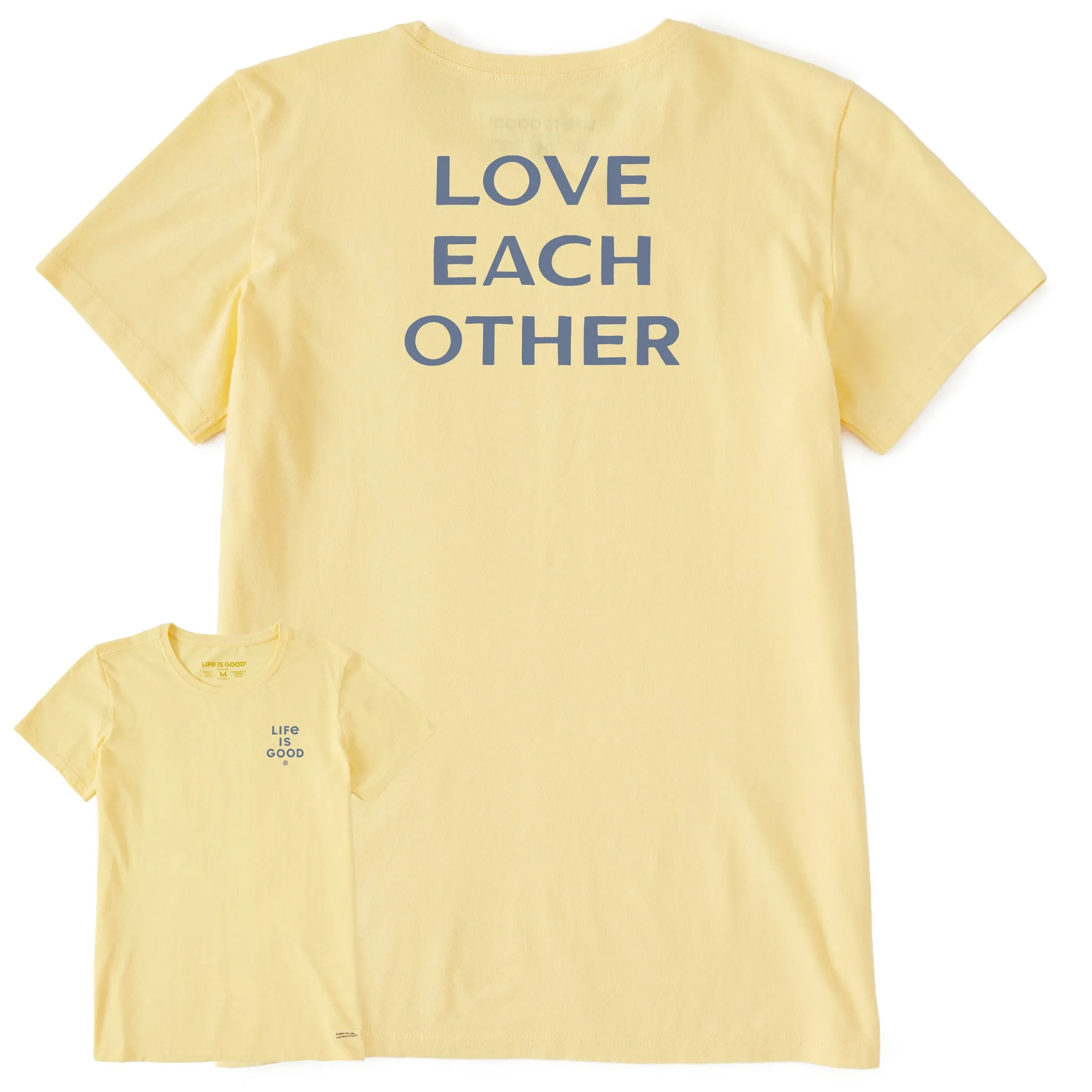 Women's Bert's Love Each Other Short Sleeve Crusher Tee Life is Good