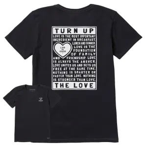Women's Berts Love Manifesto Short Sleeve Crusher Tee Life is Good