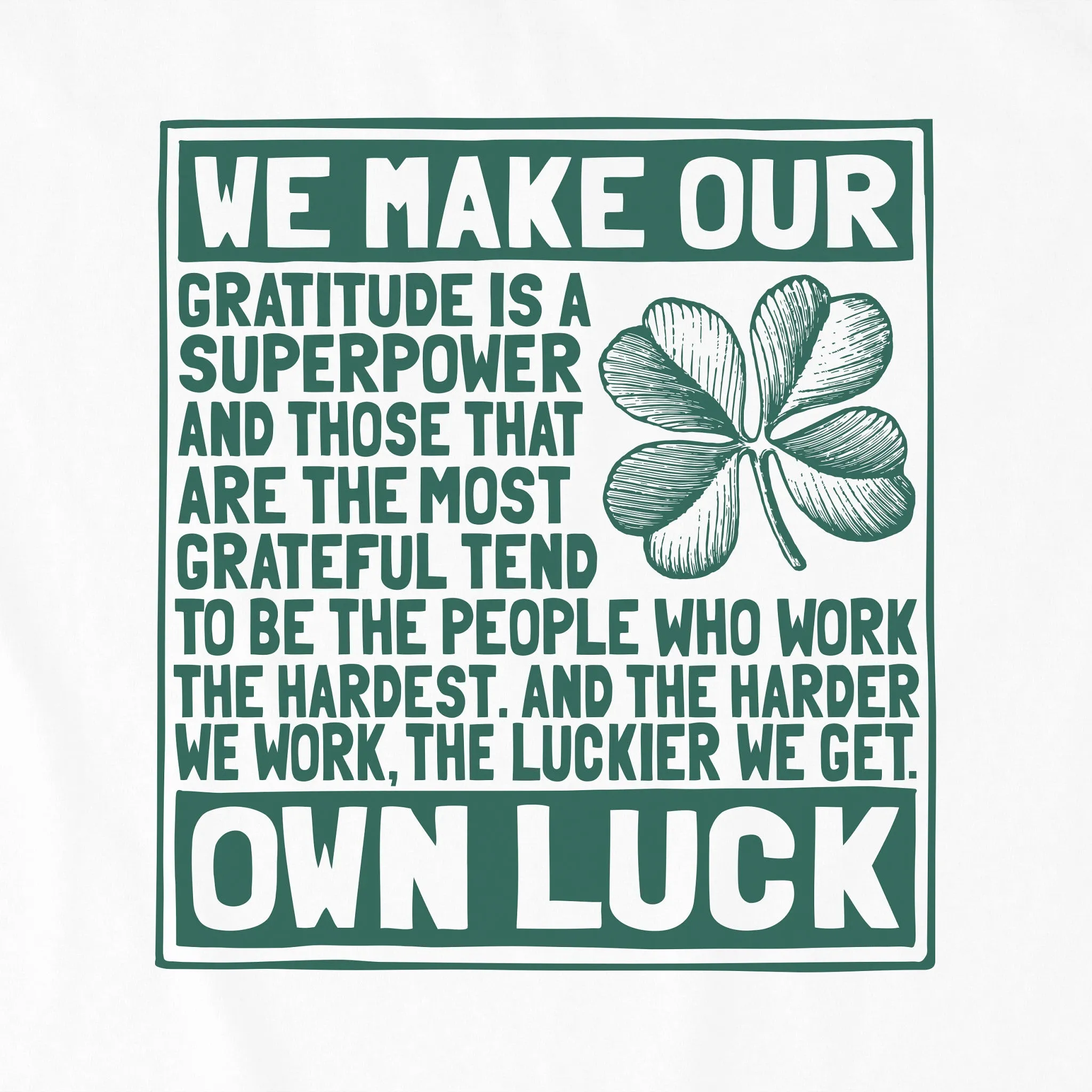 Women's Berts Luck Manifesto Short Sleeve Crusher Tee Life is Good