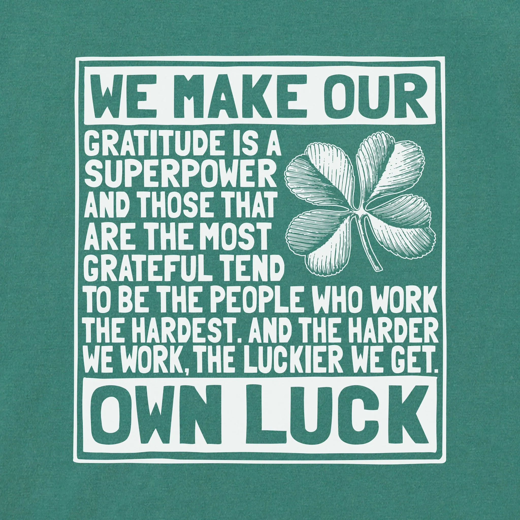 Women's Berts Luck Manifesto Short Sleeve Crusher Tee Life is Good