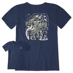 Women's Bert's Octopus Medley Short Sleeve Crusher Tee Life is Good