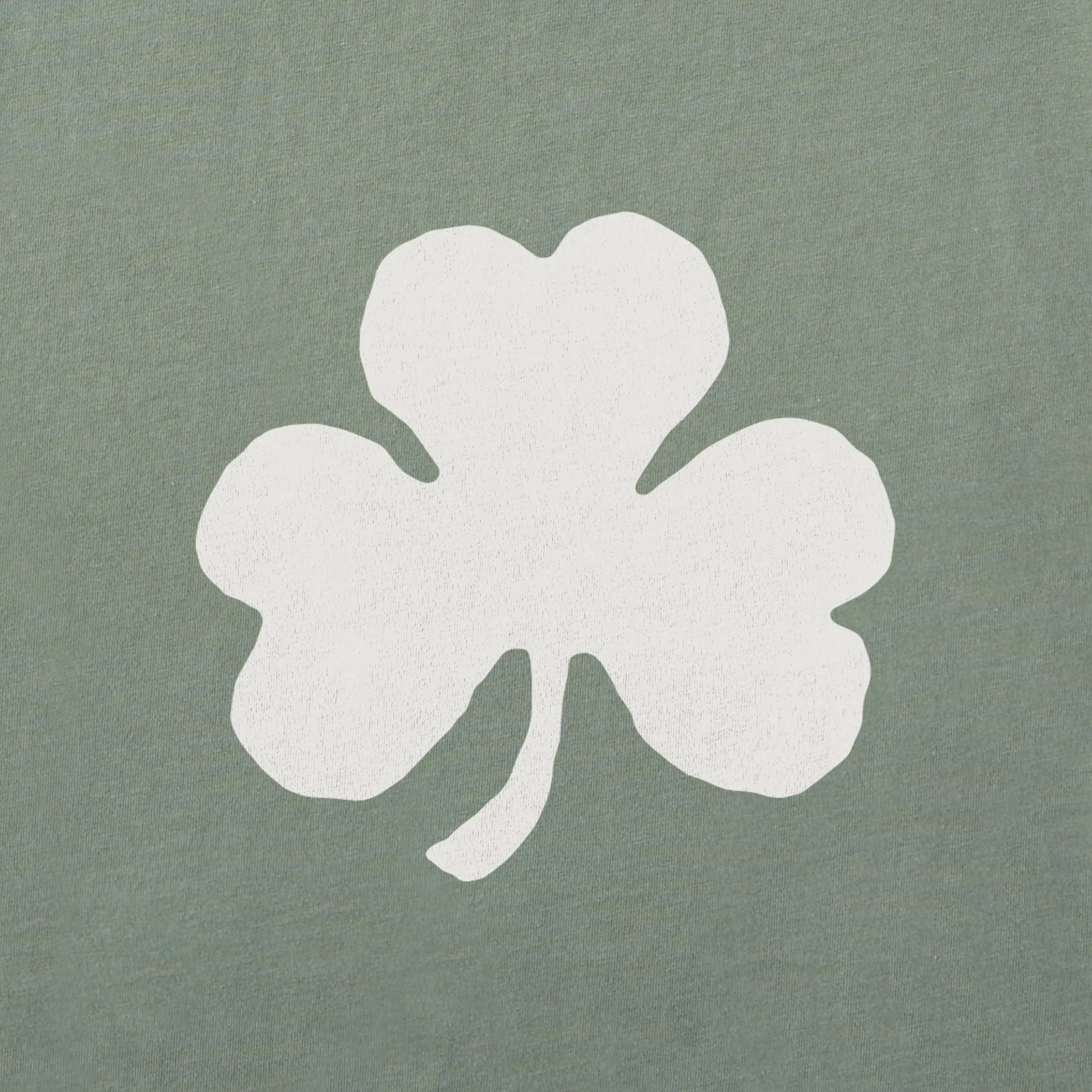 Women's Bert's Shamrock Short Sleeve Crusher Boxy Tee Life is Good