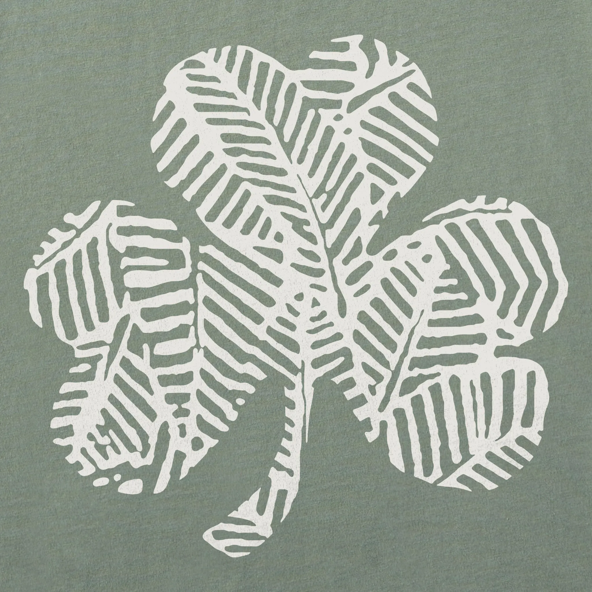 Women's Bert's Tropical Shamrock Short Sleeve Crusher Boxy Tee Life is Good