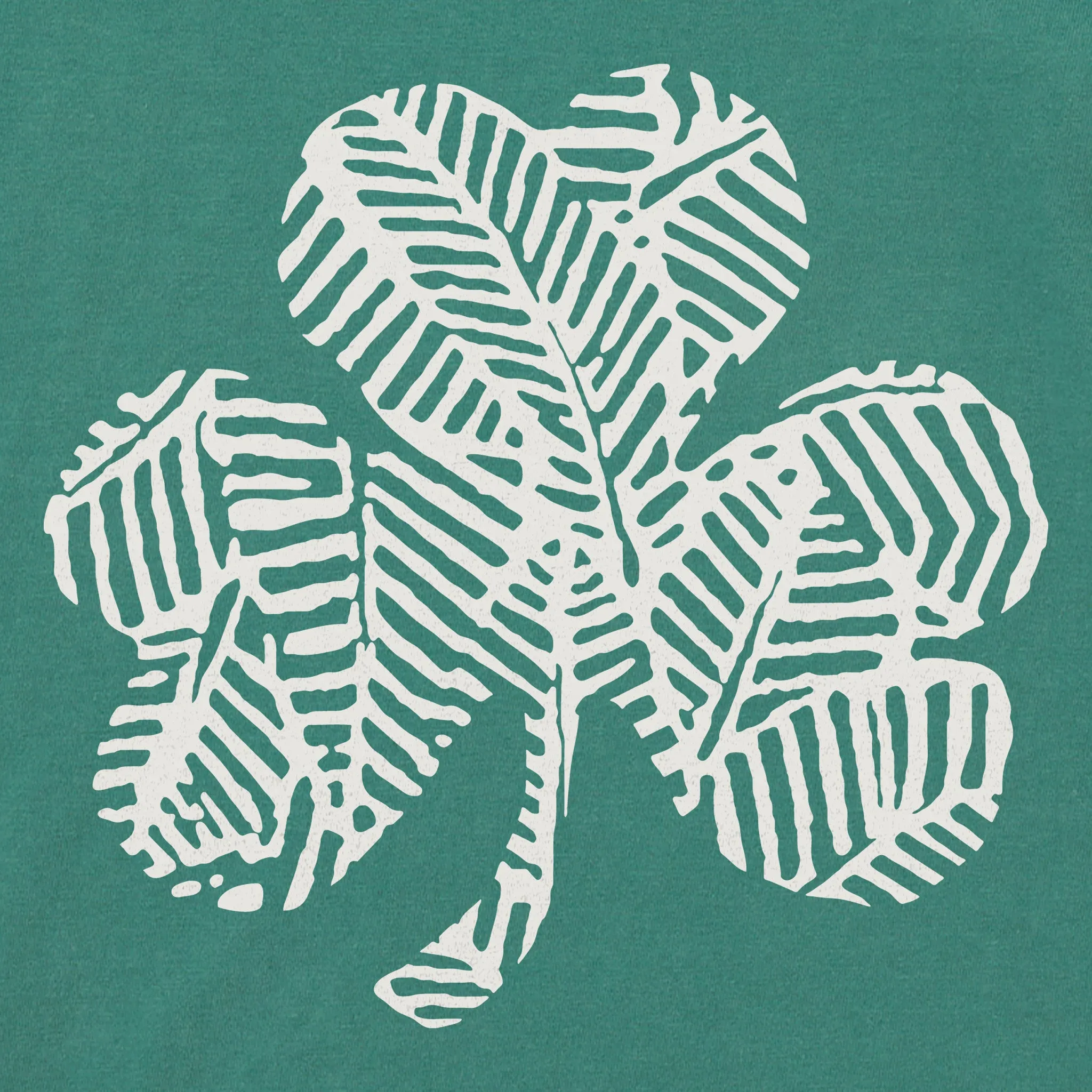 Women's Bert's Tropical Shamrock Short Sleeve Crusher Boxy Tee Life is Good