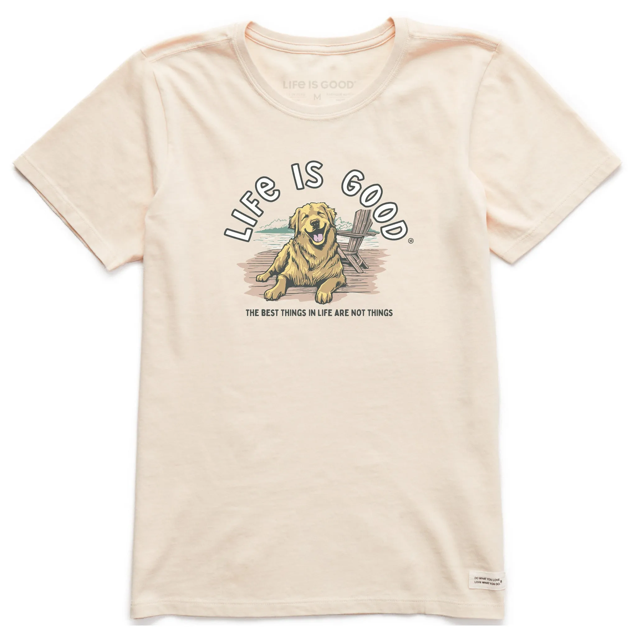 Women's Best Things Golden Dock Short Sleeve Crusher Tee Life is Good