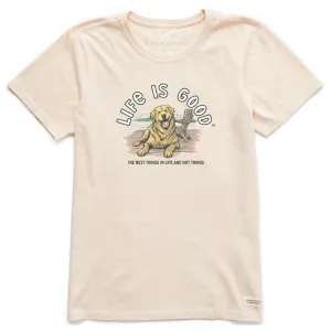 Women's Best Things Golden Dock Short Sleeve Crusher Tee Life is Good