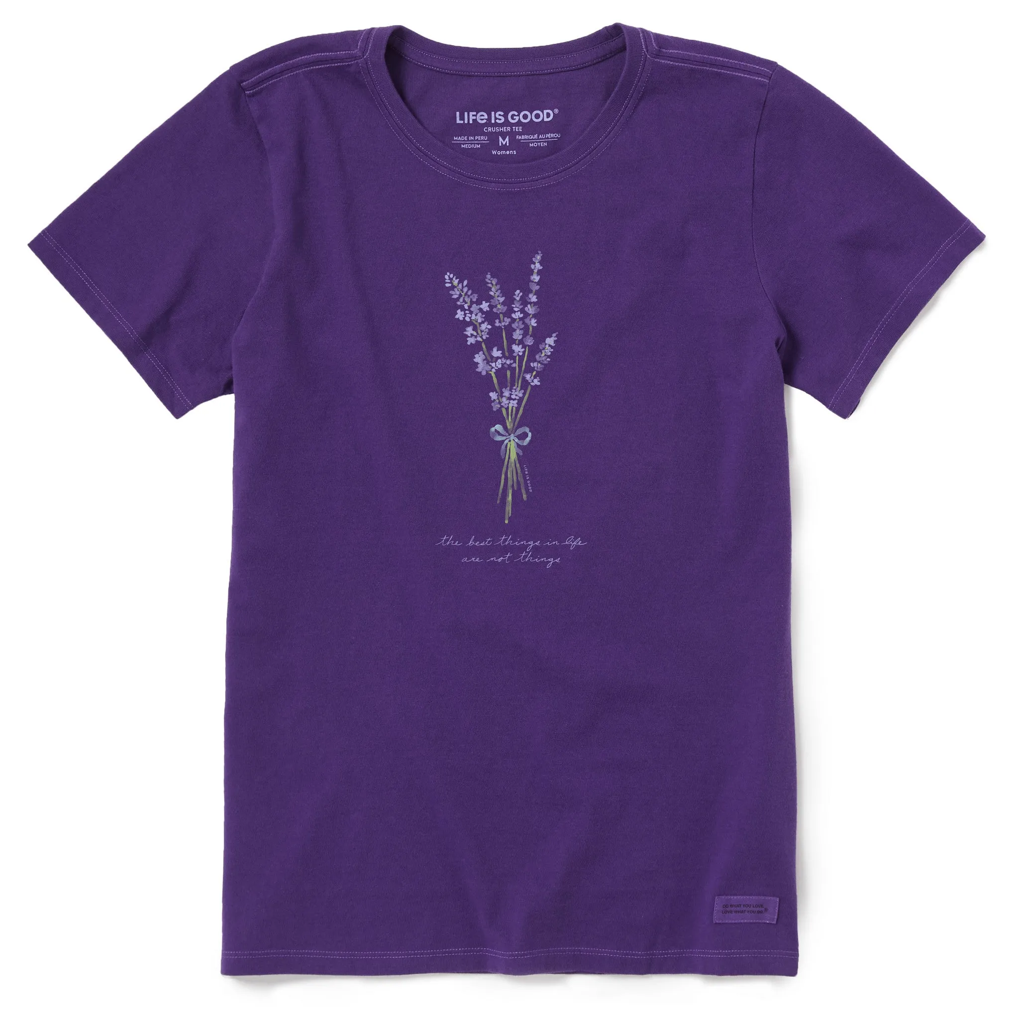 Women's Best Things Lavender Short Sleeve Crusher Tee Life is Good