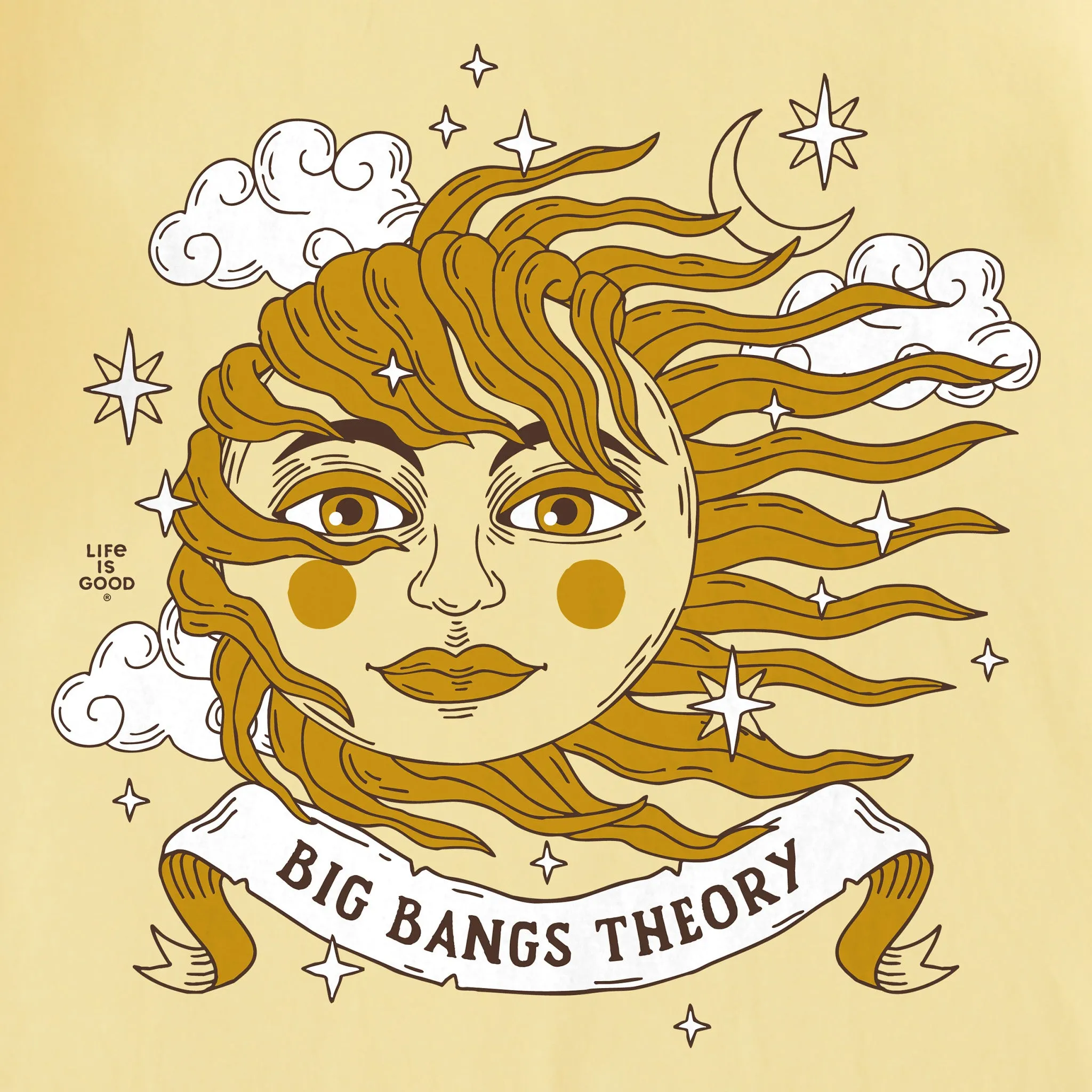Women's Big Bangs Theory Short Sleeve Tee Life is Good