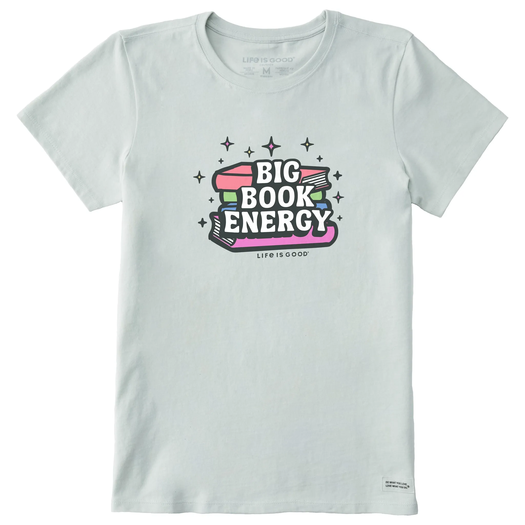 Women's Big Book Energy Short Sleeve Tee Life is Good