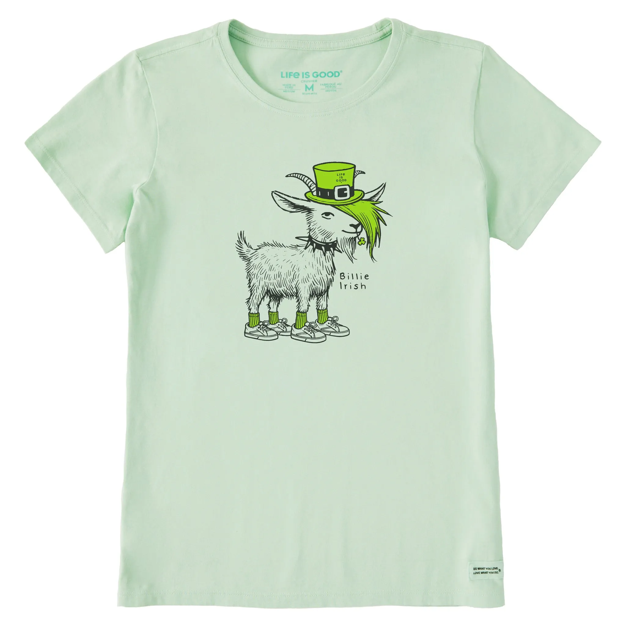 Women's Billie Irish Short Sleeve Crusher Tee Life is Good