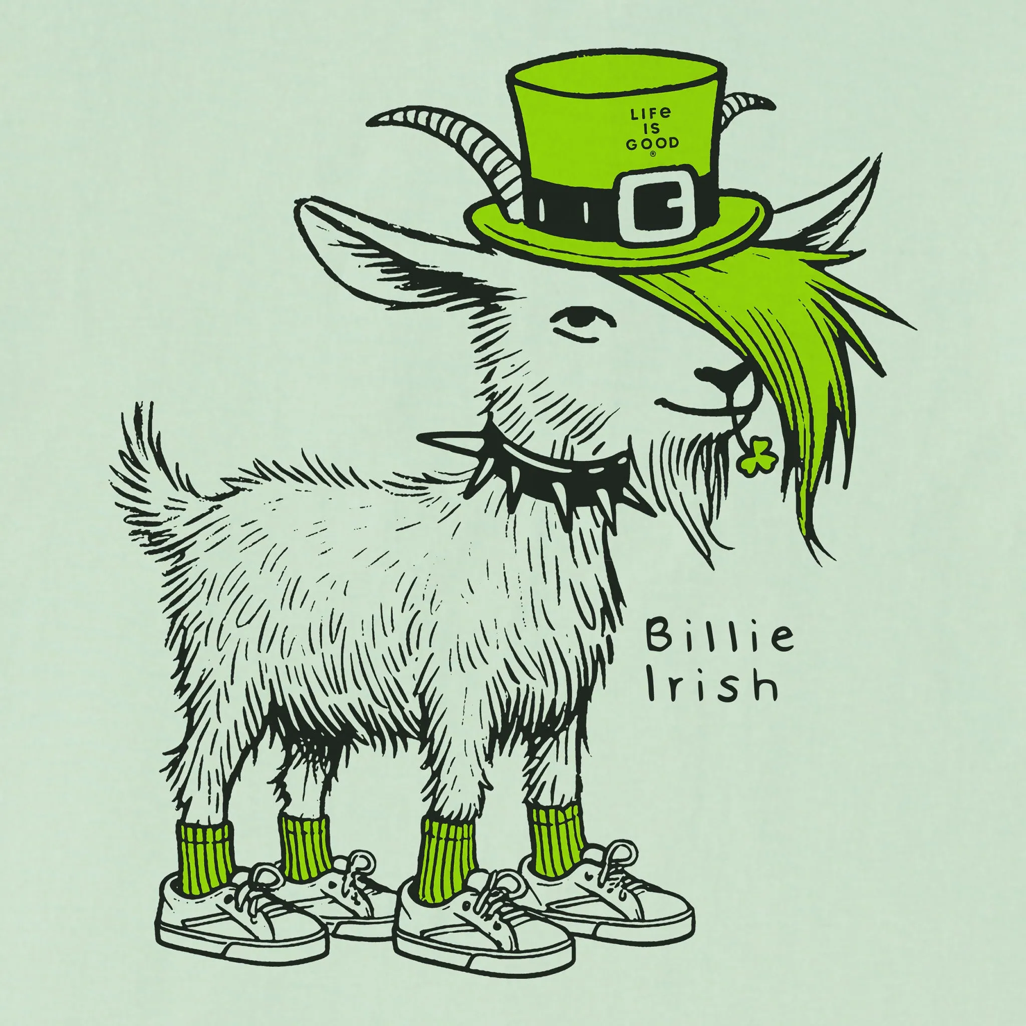 Women's Billie Irish Short Sleeve Crusher Tee Life is Good