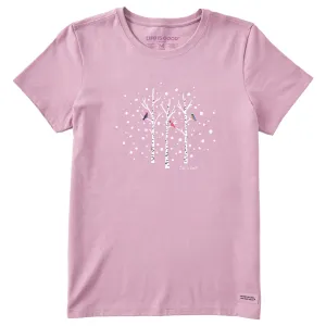 Women's Birds on Birch Short Sleeve Crusher Tee Life is Good