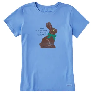 Women's Bite My Head Off Short Sleeve Crusher Tee Life is Good