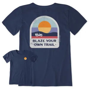 Women's Blaze Your Own Trail Short Sleeve Crusher Tee Life is Good