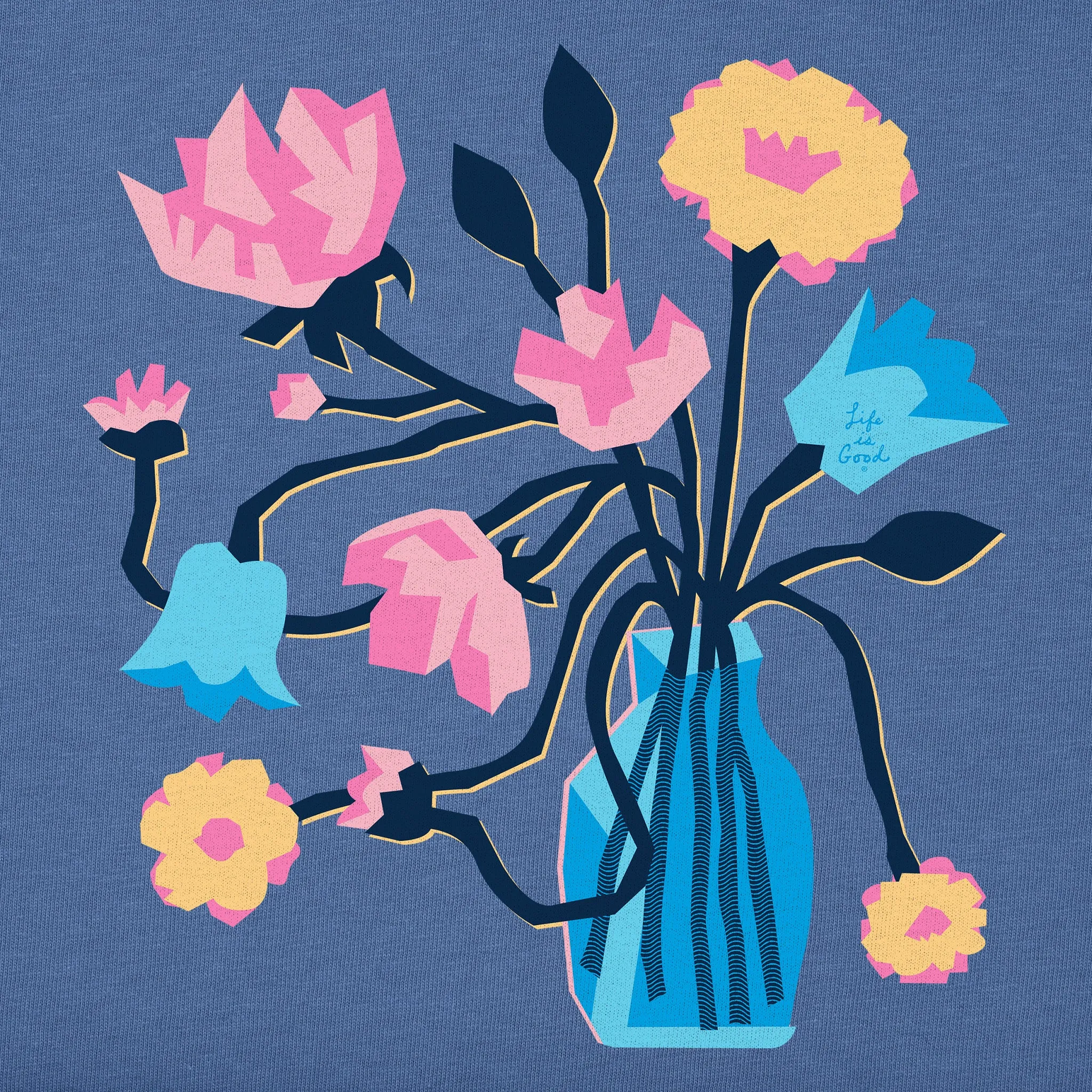 Women's Bloomin' Vase Long Sleeve Crusher Tee Life is Good