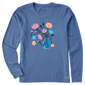 Women's Bloomin' Vase Long Sleeve Crusher Tee Life is Good