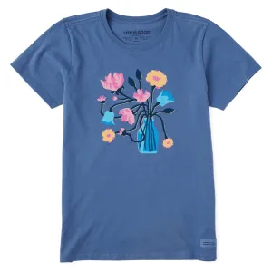Women's Bloomin' Vase Short Sleeve Crusher Tee Life is Good