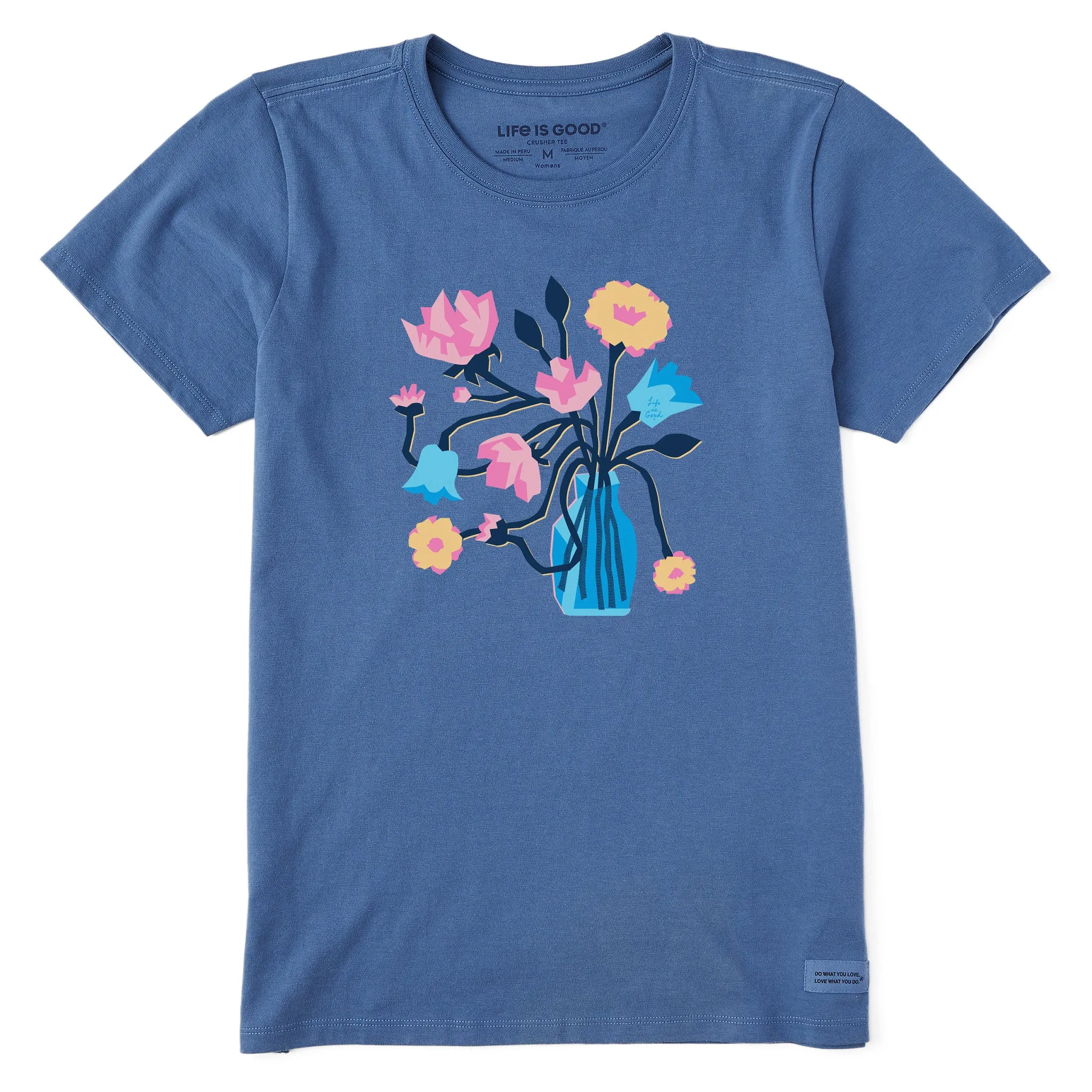 Women's Bloomin' Vase Short Sleeve Crusher Tee Life is Good