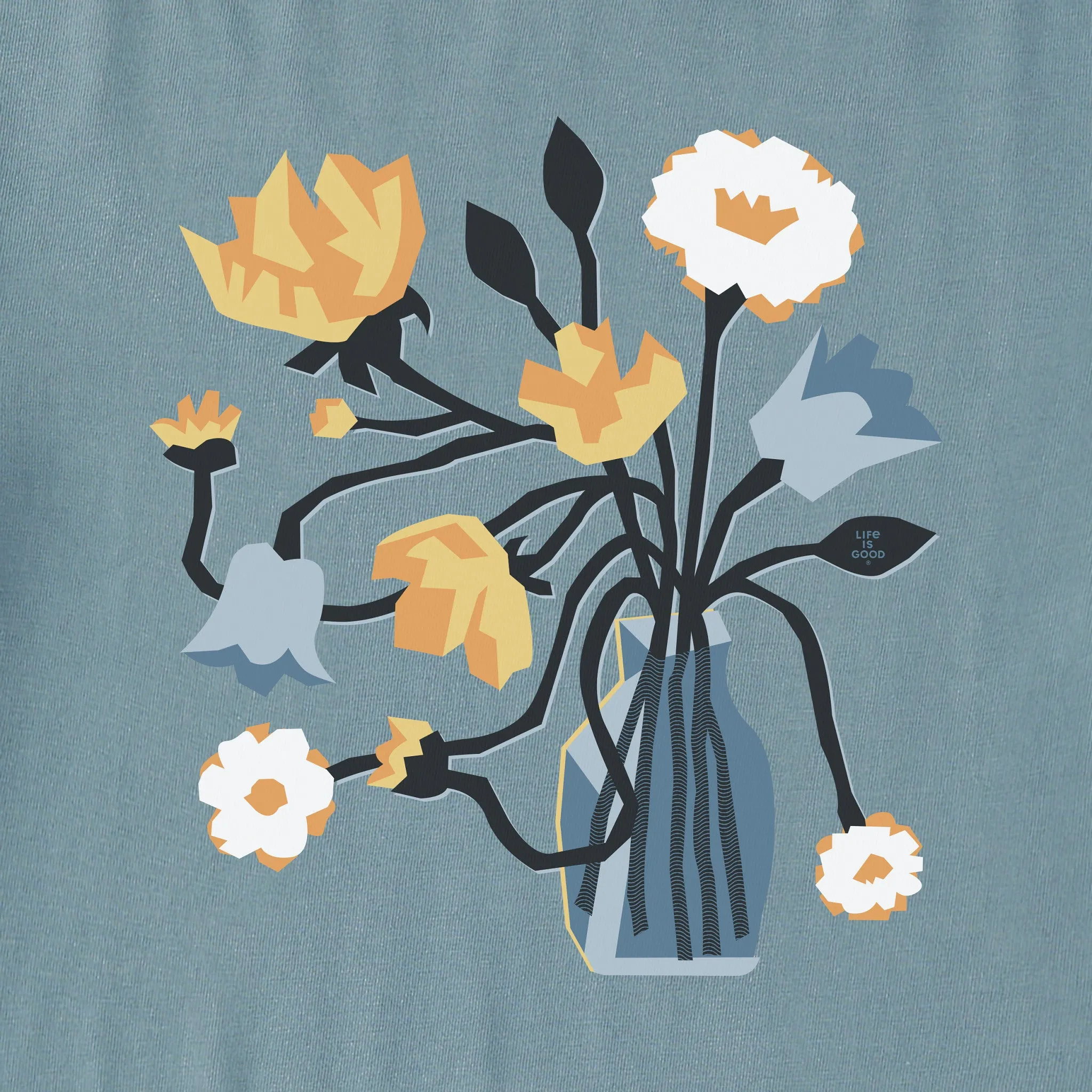 Women's Bloomin' Vase Short Sleeve Crusher Tee Life is Good